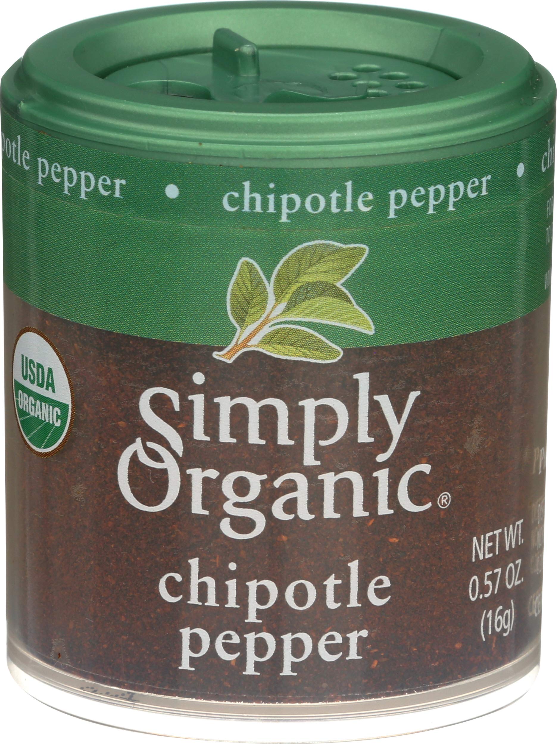 Organic Ground Chipotle Pepper Powder - USDA Certified, 0.57 oz (Pack of 6) | Premium Capsicum Annuum Spice for Mexican Cooking, BBQ Rubs & Homemade Hot Sauce