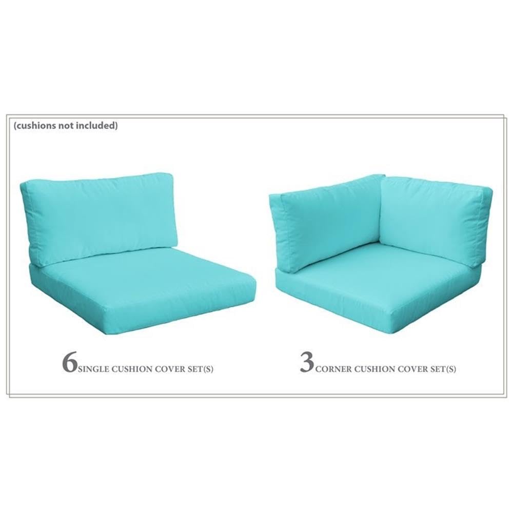 TK Classics Aruba BELLE-11a Outdoor Patio Furniture Cover Set - Waterproof, UV Resistant - Perfect for Poolside, Garden, and Backyard Use (Cushions Not Included)
