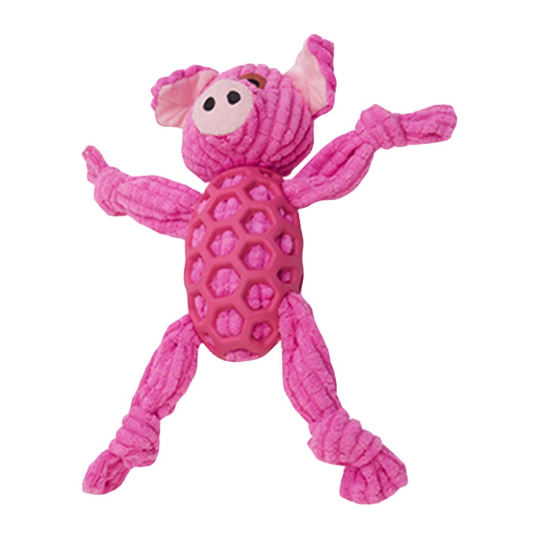Durable Squeaky Plush Dog Toy - Piggy Chew Toy for Puppies & Small Dogs | Anxiety Relief, Interactive Play, Training Reward & Cuddling Companion