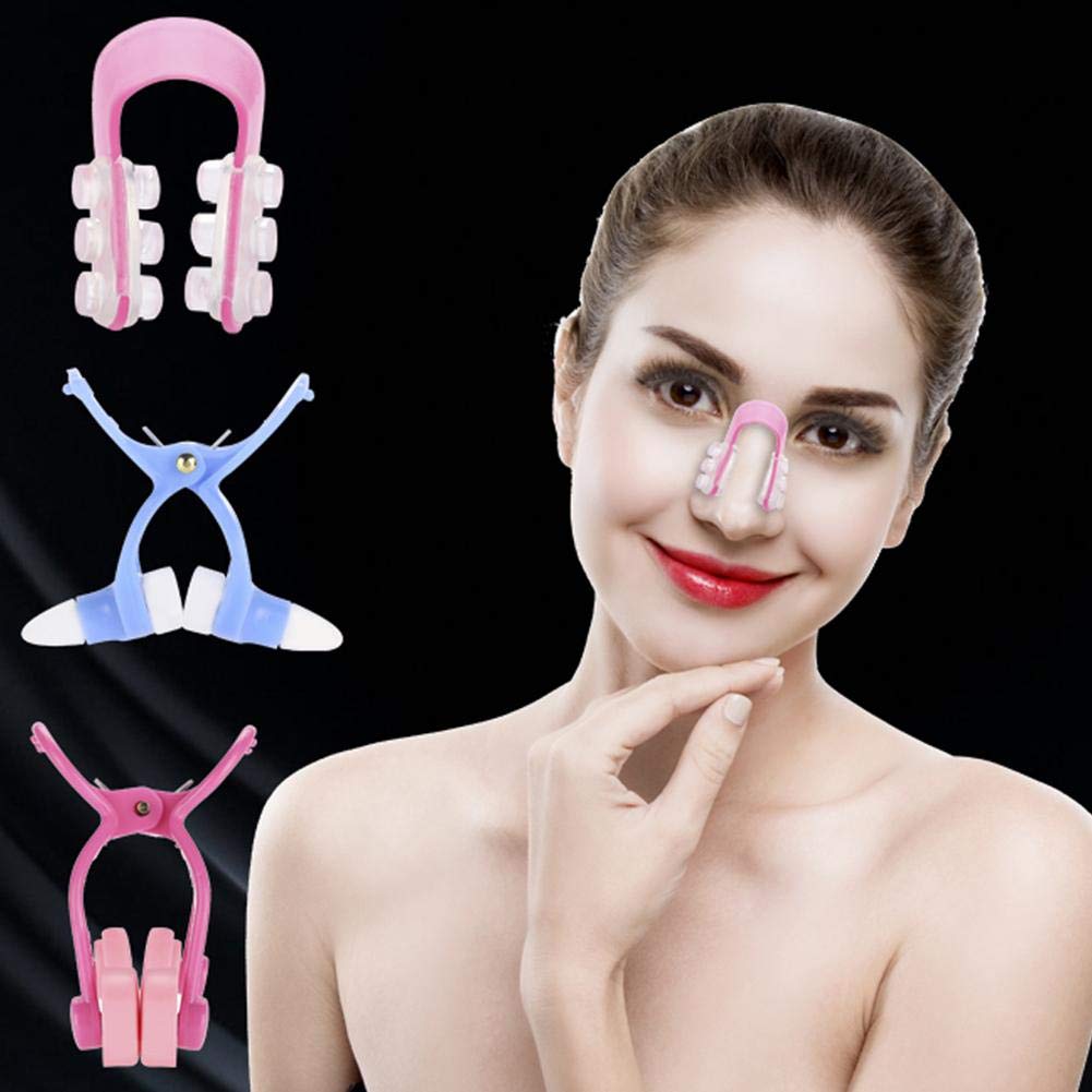 3 Pack Silicone Nose Lift Clips - Nose Up Lifting & Slimming Beauty Tools for Women | Nose Bridge Massager & Shaper | Perfect for Makeup, Skincare & Relaxation