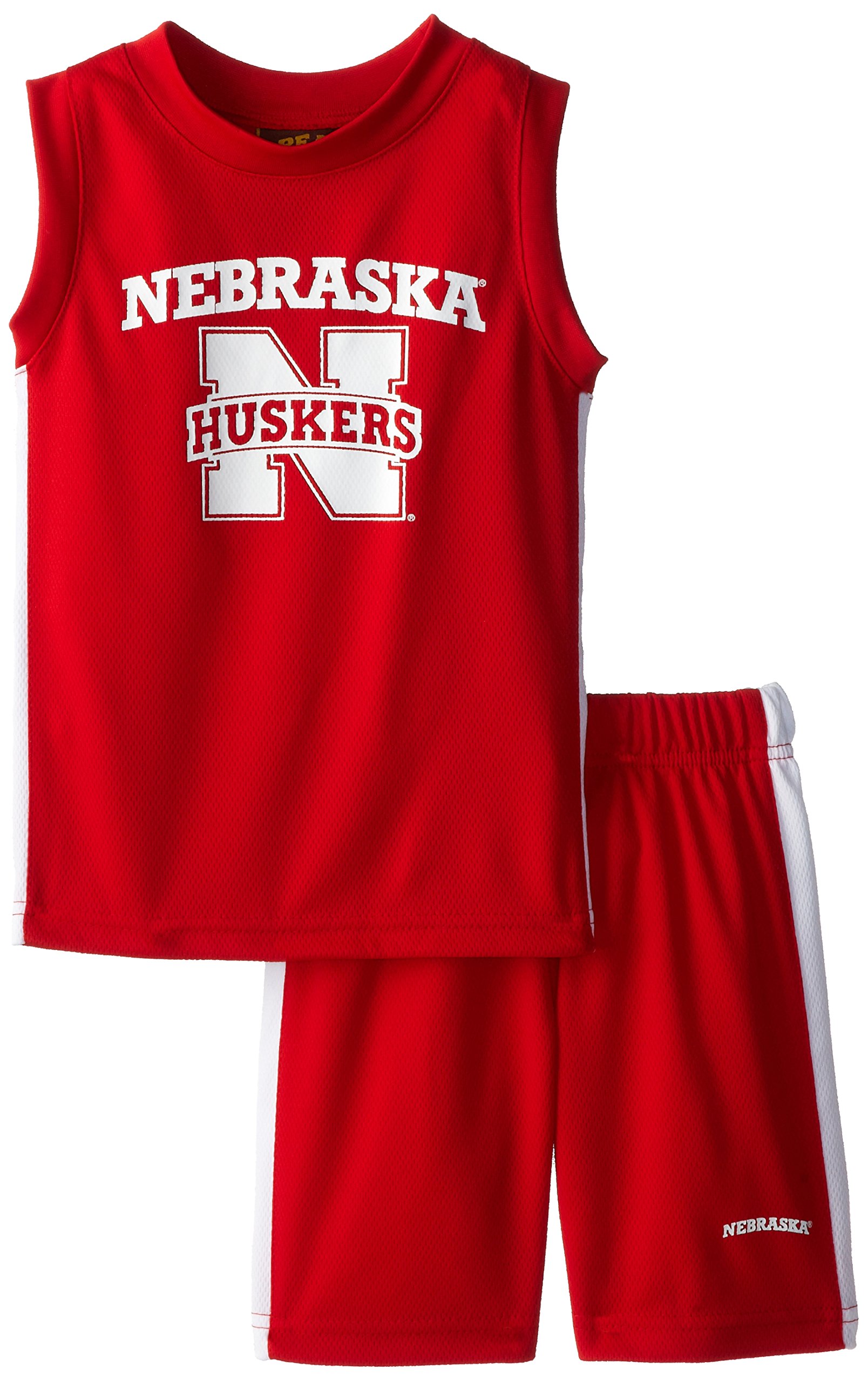PEAKSEASON NCAA Nebraska Cornhuskers Toddler 2-Piece Apparel Set - Comfortable Outfit for Game Day & School Activities