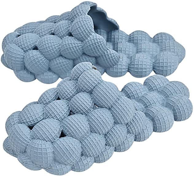 Comfortable Massage Slippers for Women & Men - Soft Cloud Sandals with Bubble Massage, Breathable Beach Slides, Shower Shoes, Spa House Slippers - Perfect for Relaxation at Home, Beach, or After Shower