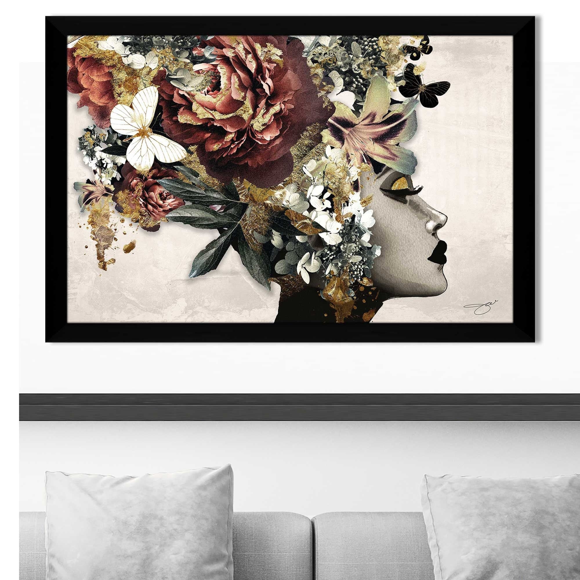 Jodi Print Afrique Model 2 Acrylic Wall Art - Modern African Home Decor for Living Room, Bedroom & Office