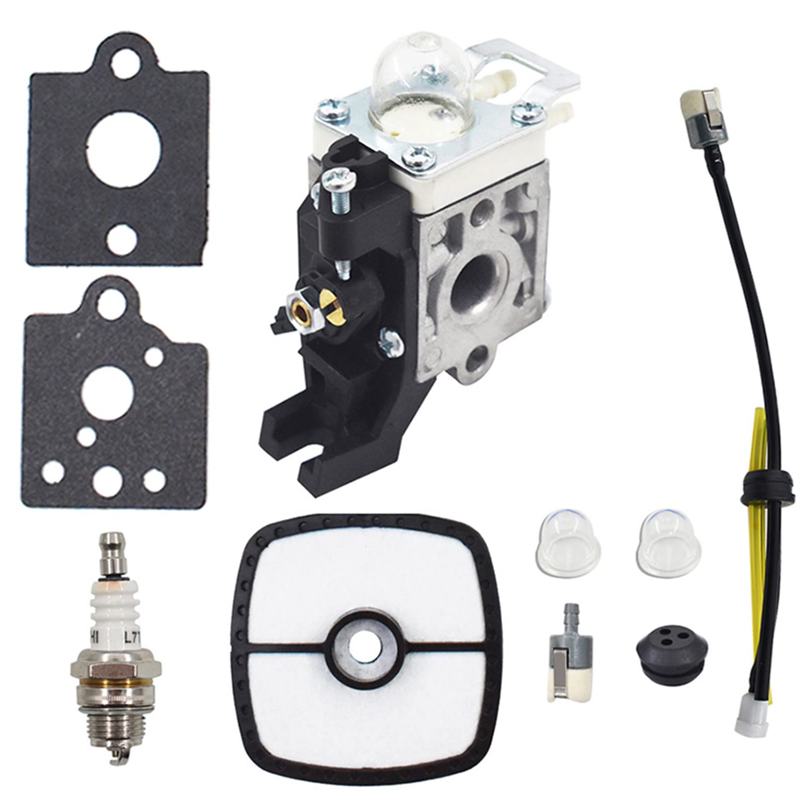 Echo SRM-225i SRM-225U SRM-225SB PE-225 PAS-225 Carburetor Replacement - Compatible with A021001690 A021001691 A021001692 RB-K93 - Perfect for Trimmer and Weed Eater Maintenance & Repair