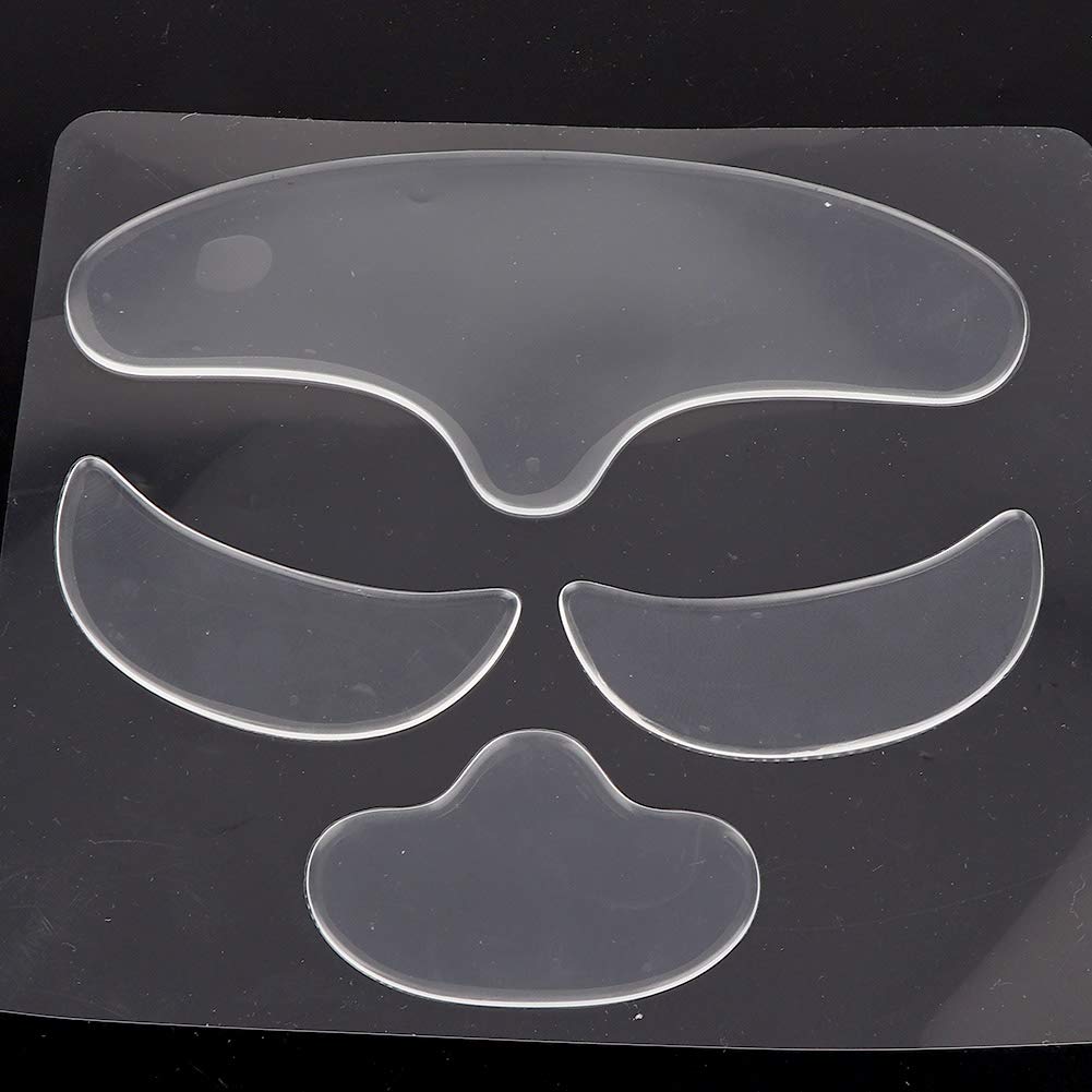 4Pcs Anti-Wrinkle Silicone Face Patches - Washable & Skin-Friendly for Eye & Face Care | Beauty Lifting at Home