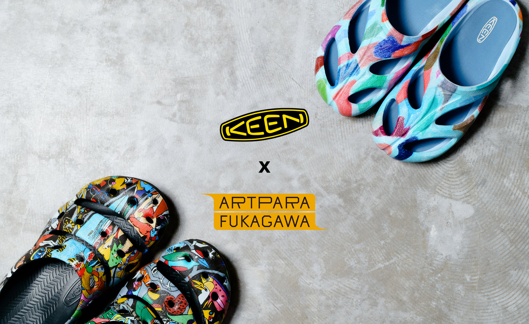 Women's Yogui Arts Clog x ARTPARA FUKAGAWA | Kujira To Nakamatachi - Stylish & Comfortable Japanese-Inspired Slip-On Shoes for Casual Wear, Home, and Outdoor Activities