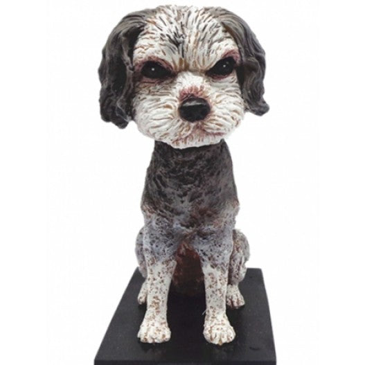 Custom Standard Schnauzer Dog Bobblehead - Personalized Pet Car Dashboard Decor - Perfect Gift for Dog Lovers & Car Enthusiasts