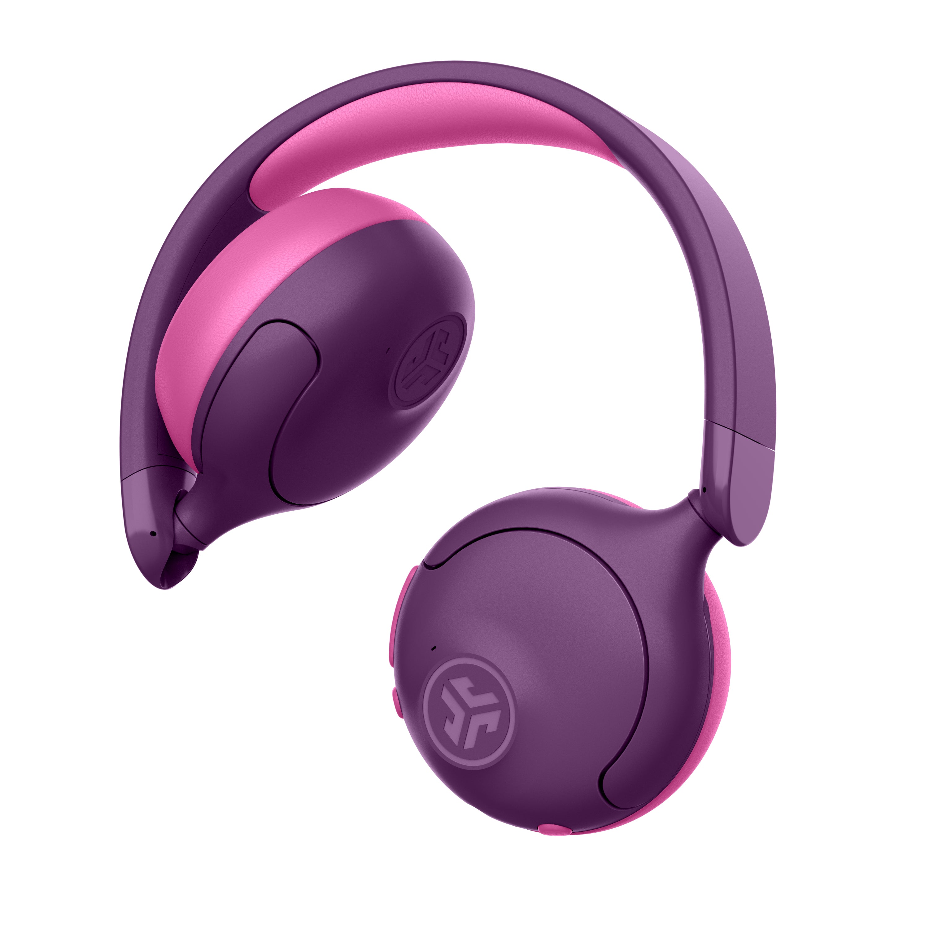 JBuddies ANC Kids Headphones - Purple/Pink Wireless Noise Cancelling Headphones for Children, Perfect for Online Classes, Travel & Gaming