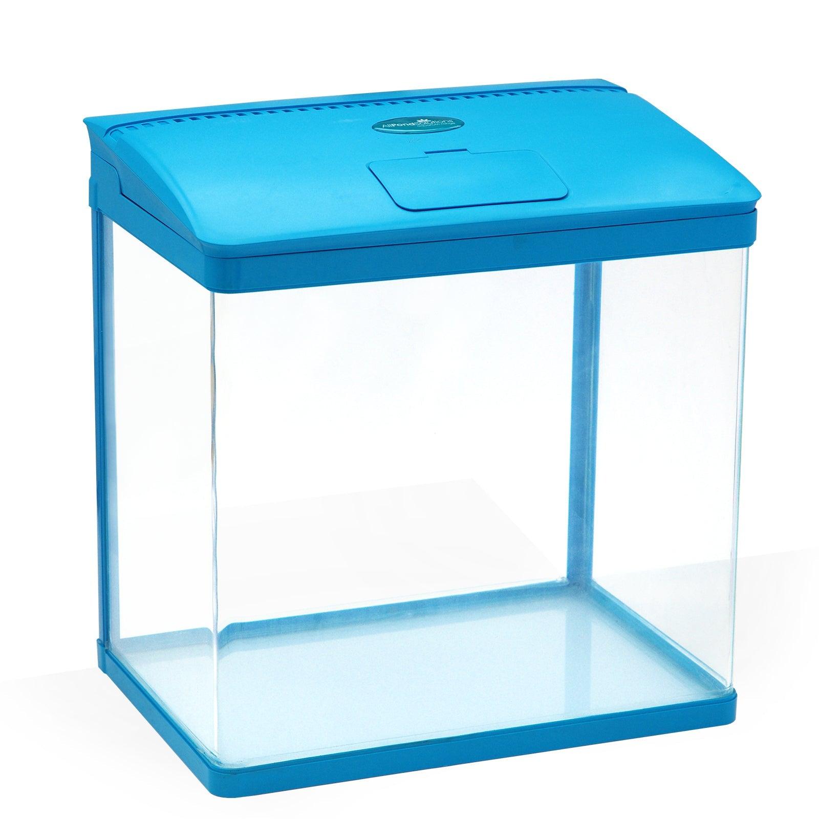 6 Color Small 29 Liter Nano Fish Tank - Compact Aquarium for Home, Office & Classroom | Perfect for Betta Fish, Shrimp & Small Aquatic Pets