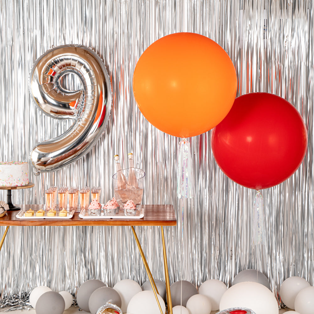 Orange Latex Balloons 36 Inch - Pack of 10 | Party Decorations, Birthday Supplies, Wedding & Baby Shower Decor | Perfect for Indoor & Outdoor Events