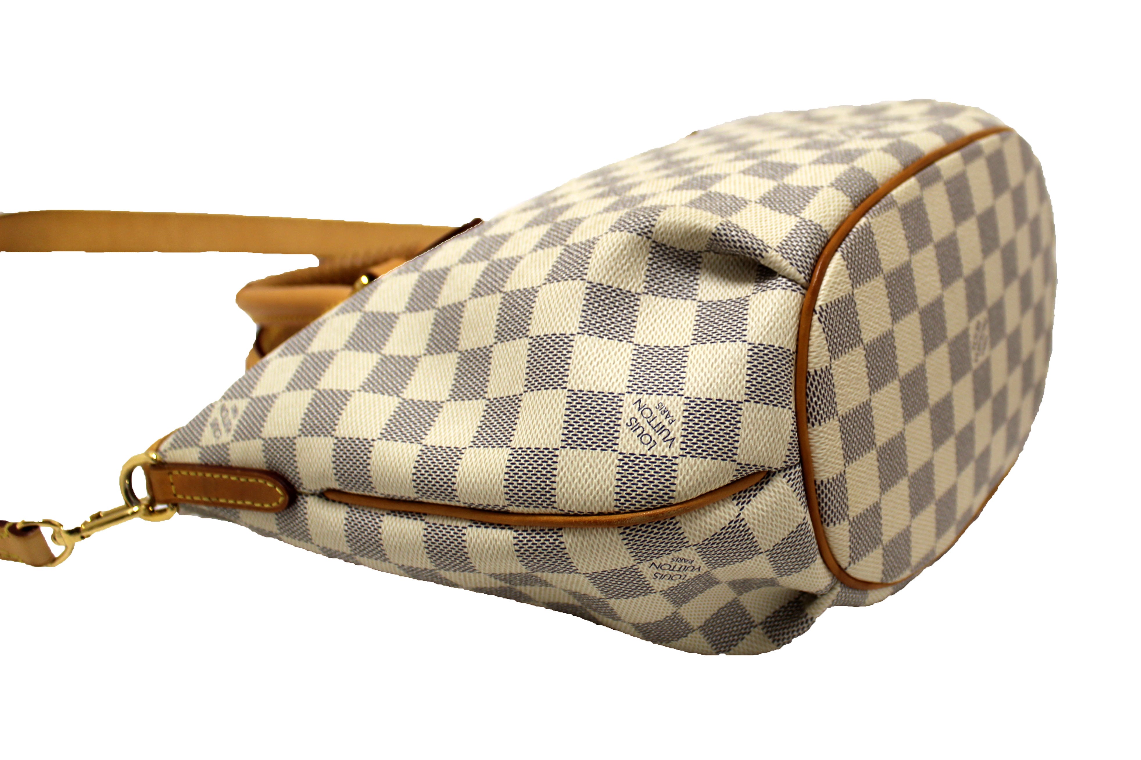 Authentic Louis Vuitton Damier Azur Riviera PM Crossbody Bag - Luxury Designer Handbag for Women, Perfect for Travel, Shopping & Everyday Use