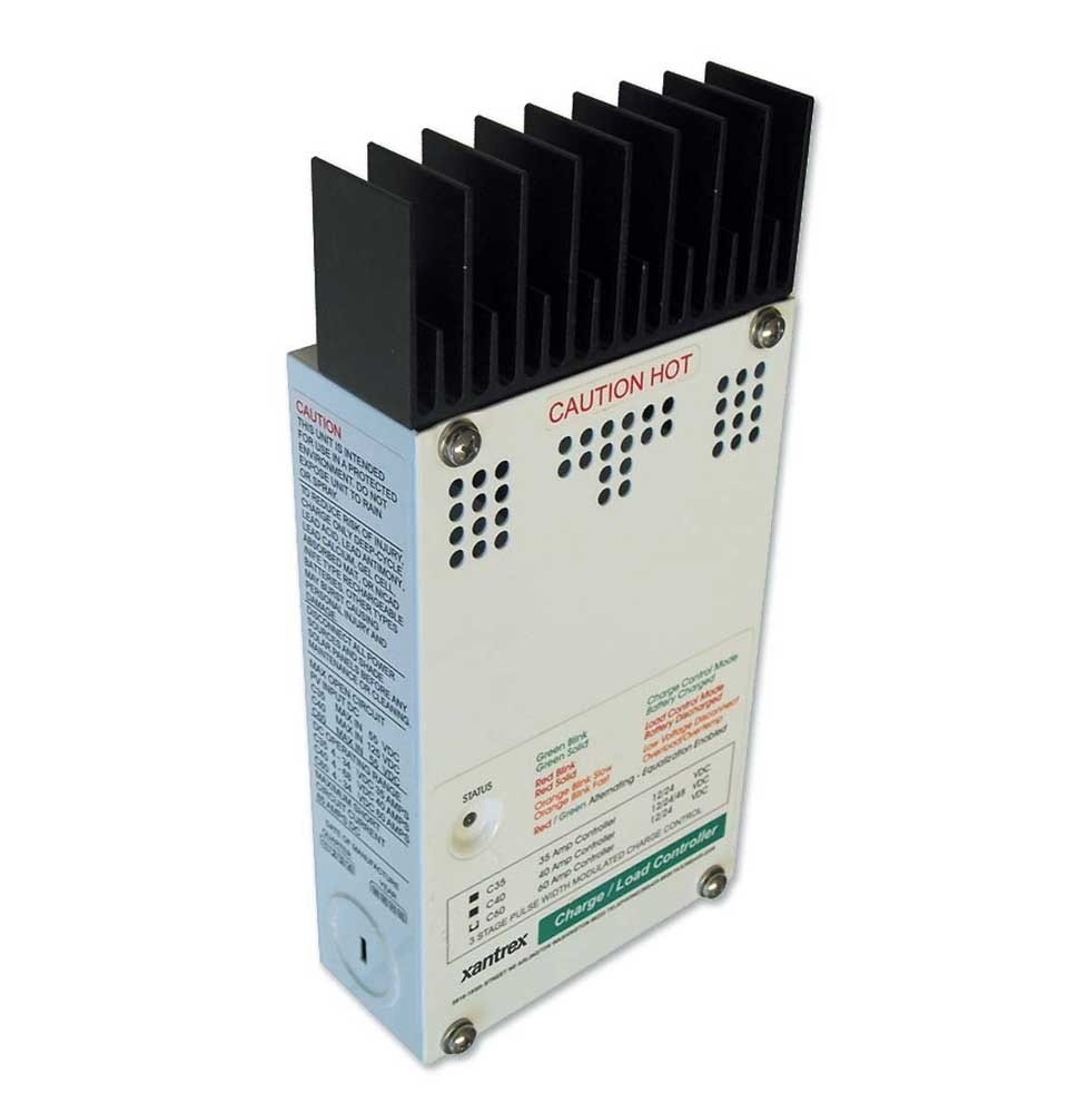 Xantrex C40 Solar Charge Controller - 40A MPPT for 12V/24V Battery Systems - Perfect for Off-Grid Solar Panels, RVs, Boats & Camping