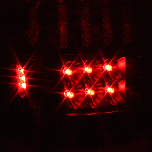 AKKON Black LED Tail Lights Brake Lamps Replacement for 2004-2008 Ford F150 F-150 Pickup Truck Styleside Model - Enhanced Visibility & Style Upgrade for Night Driving & Custom Look