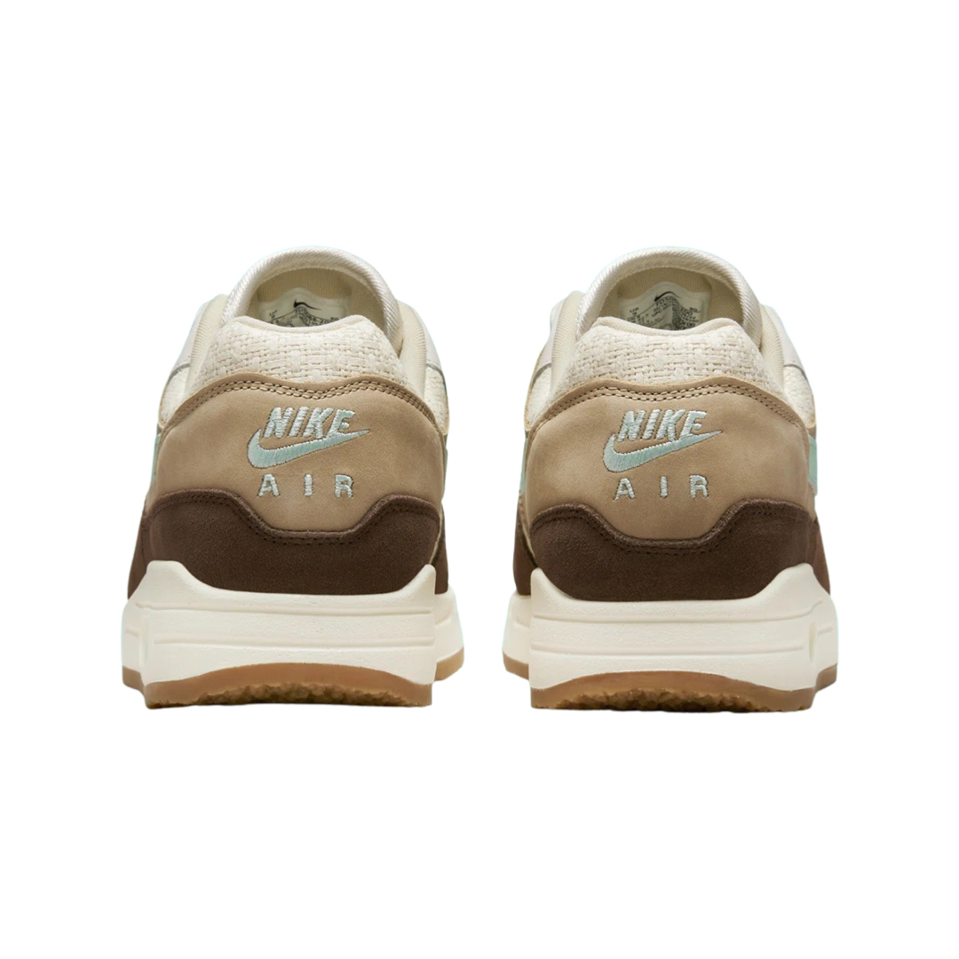 Nike Air Max 1 Premium Running Shoes - Medium Brown Mint Foam Cushioning for Men & Women | Perfect for Jogging, Gym Workouts & Casual Wear