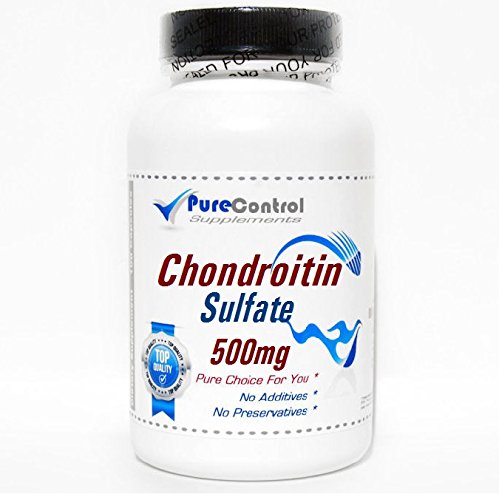PureControl Supplements Chondroitin Sulfate 500mg - 100 Capsules | Pure Joint Support Supplement for Arthritis & Mobility | Supports Cartilage Health for Active Lifestyles & Seniors