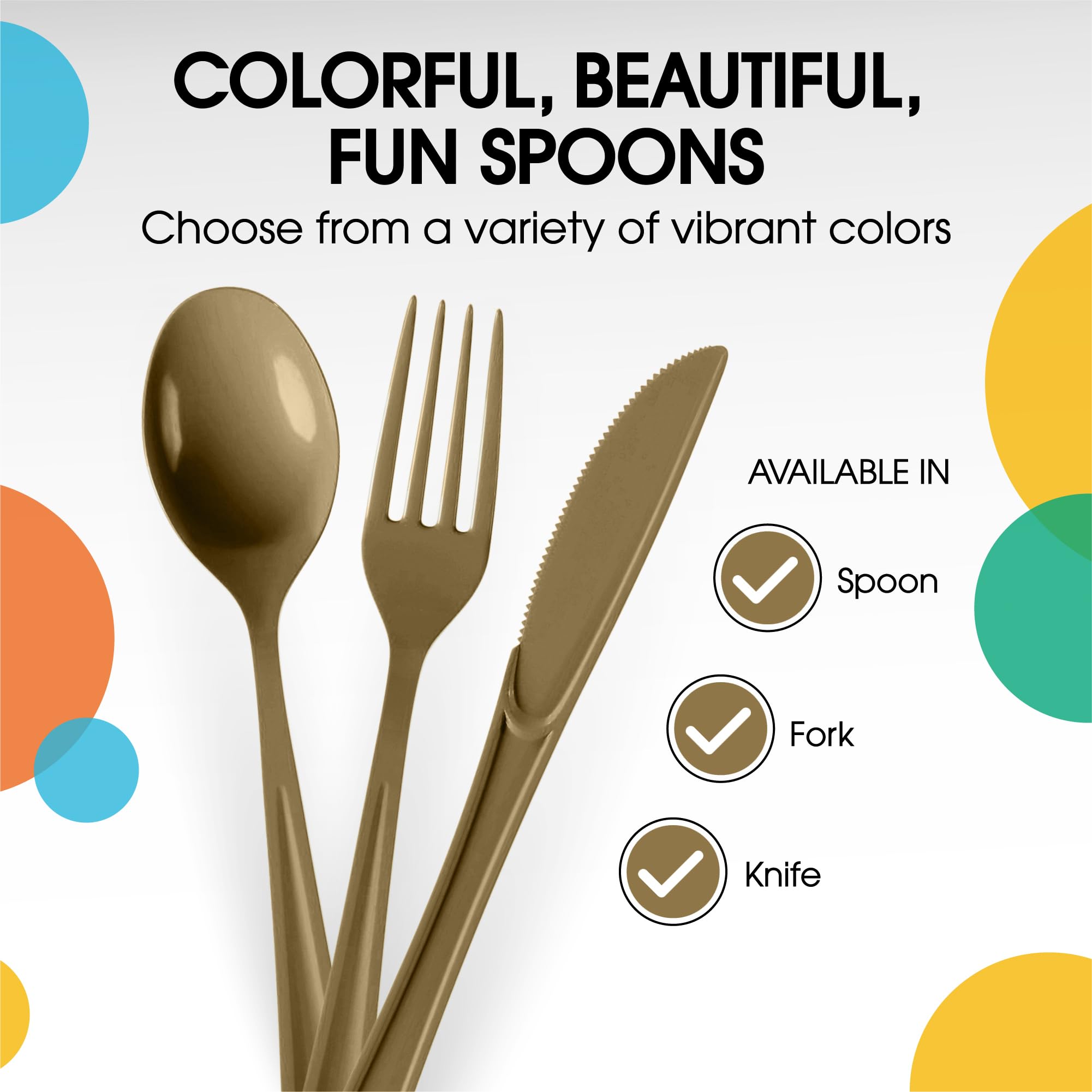 200-Pack Gold Plastic Forks - Heavy Duty Disposable Cutlery Set for Parties, Weddings, BBQs & Events - Elegant Flatware & Tableware Supplies