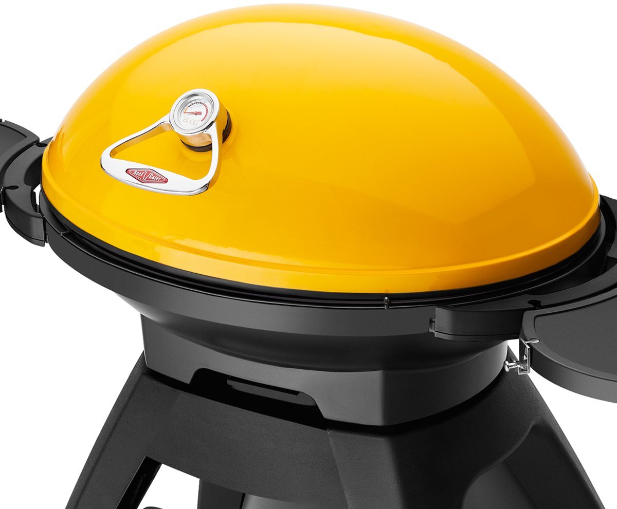 Beefeater Bigg Bugg Amber Mobile LPG BBQ Grill - Model BB722AA - Portable Outdoor Gas Grill for Camping, Tailgating & Backyard BBQs