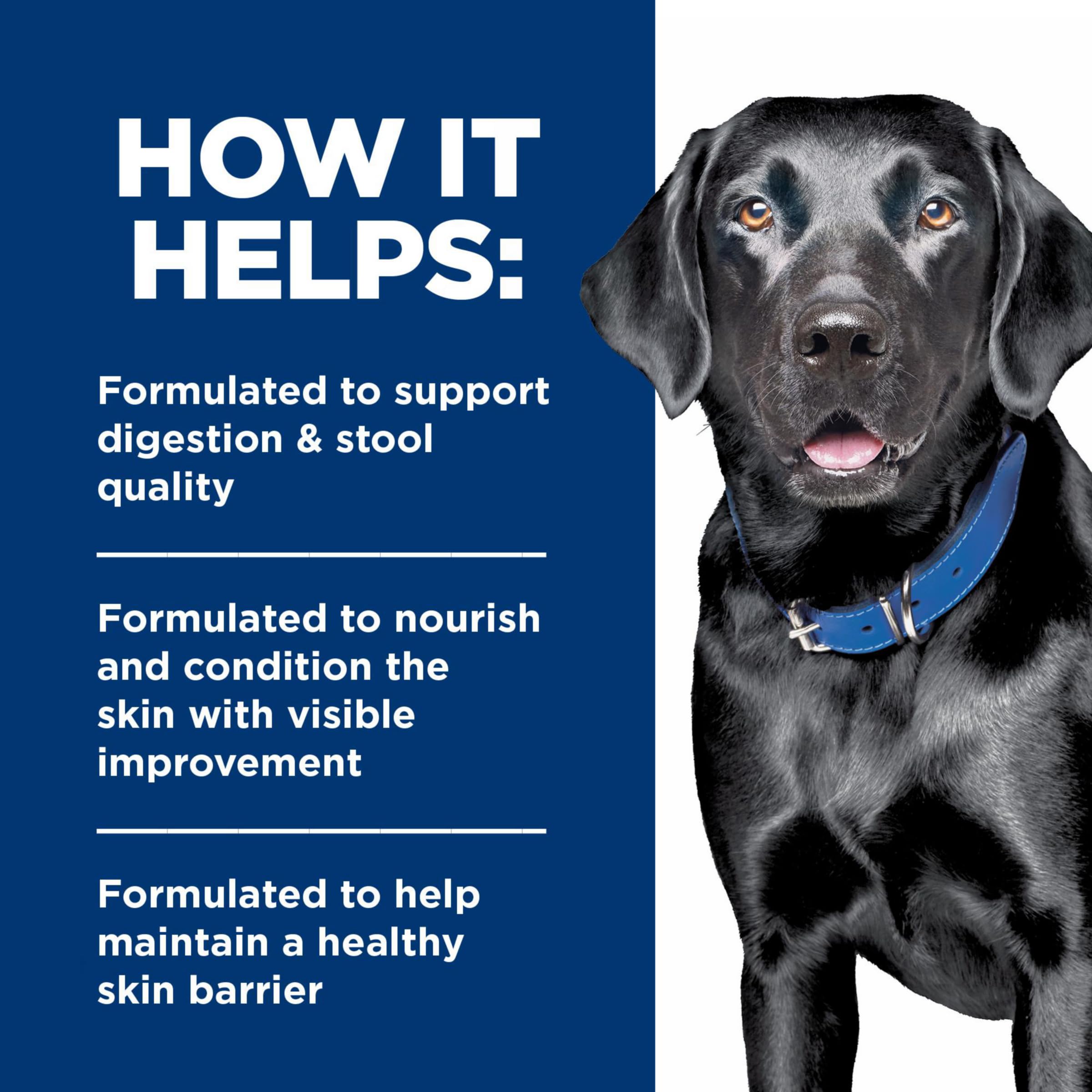 Hill's Prescription Diet d/d Skin/Food Sensitivities Salmon Formula Canned Dog Food - Veterinary Recommended Wet Food for Dogs with Allergies (13 oz, 12-Pack) - Ideal for Sensitive Skin & Digestive Support