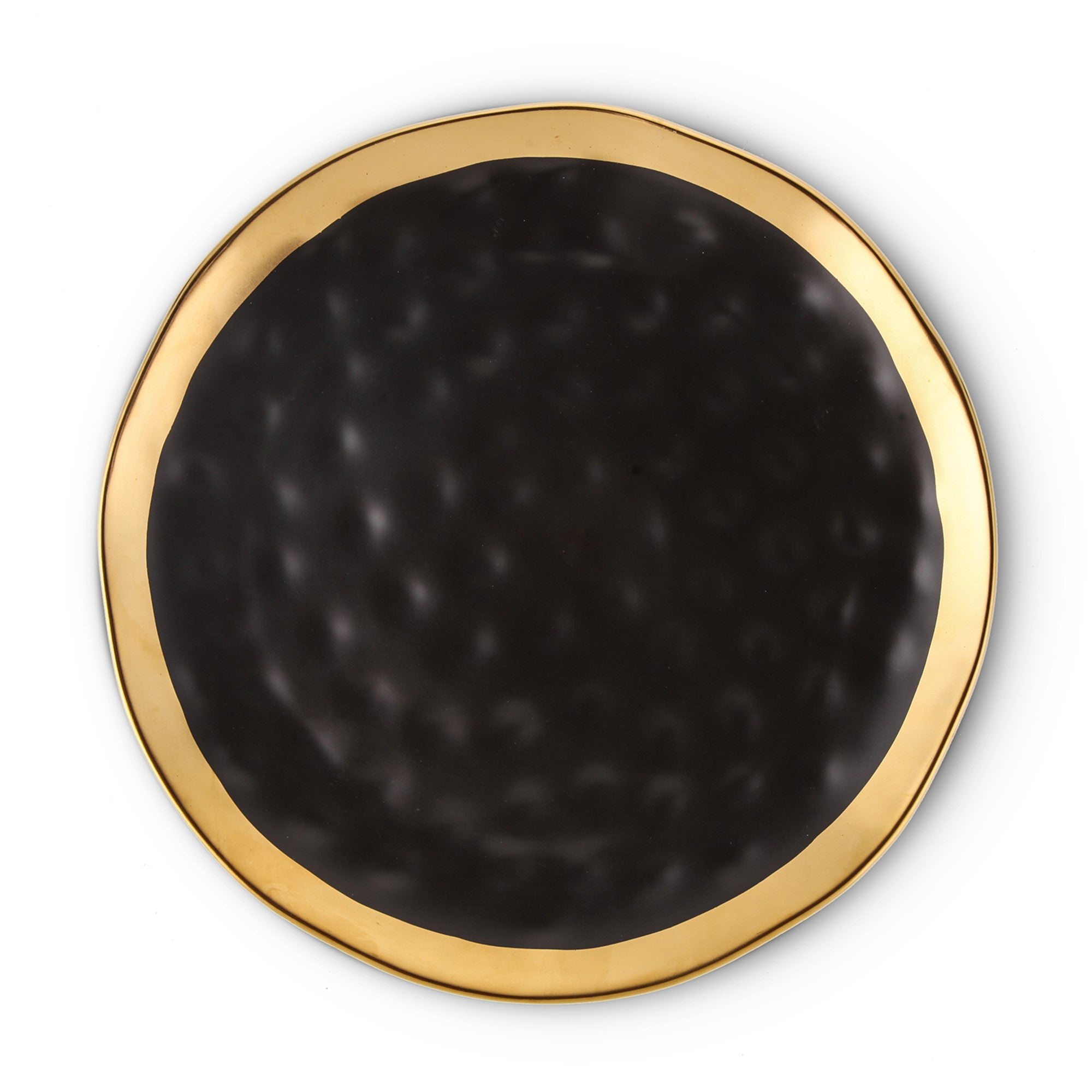 Premium Black Florian Porcelain Dinner Plate Set - Elegant Fine China for Formal Dining, Wedding Registry & Special Occasions