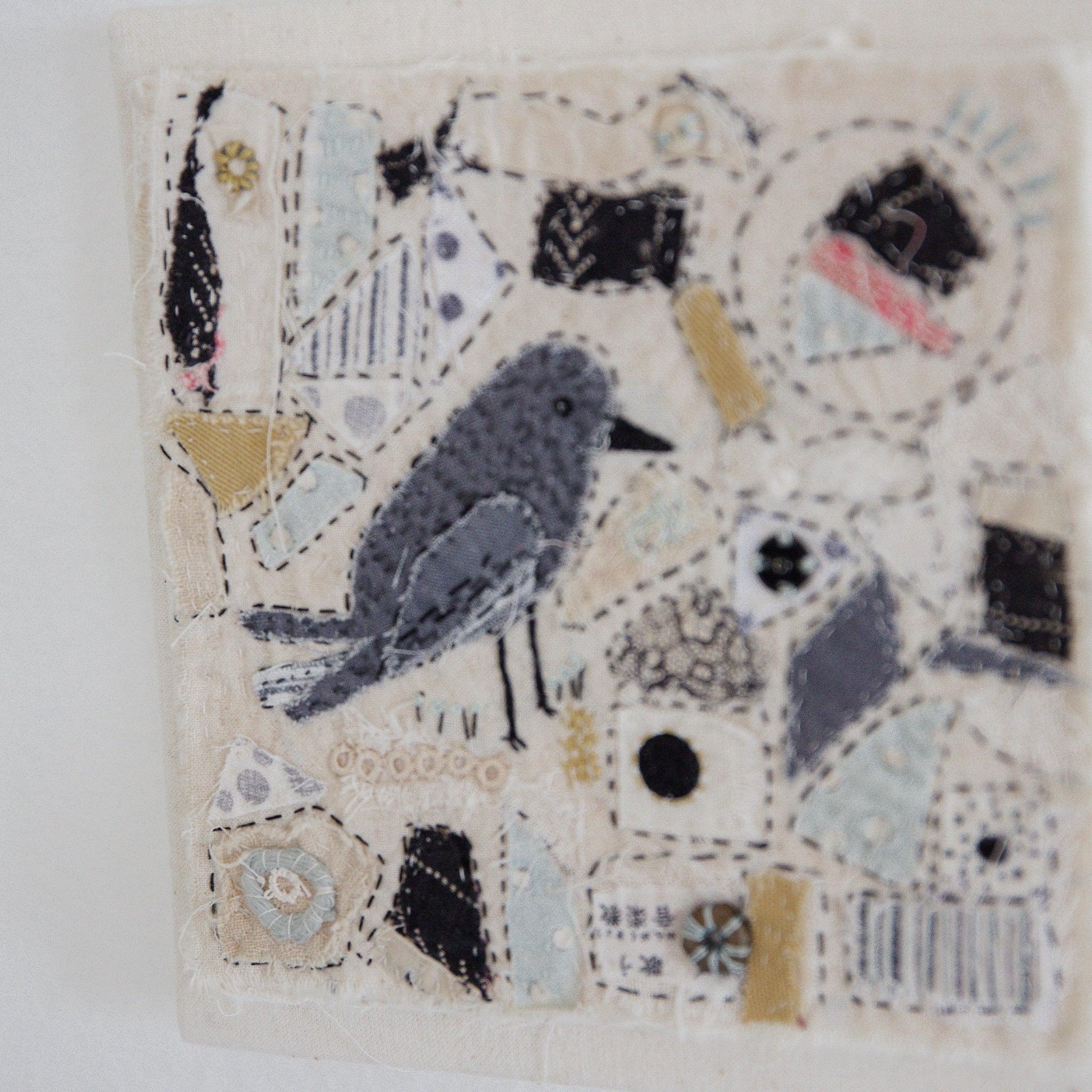 Hutch Studio Birds the Word Fabric Art Collection | Wall Decor for Home & Office | Perfect for Living Room, Bedroom & Nursery Decor