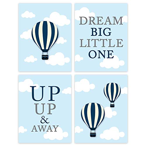 Blue Hot Air Balloon