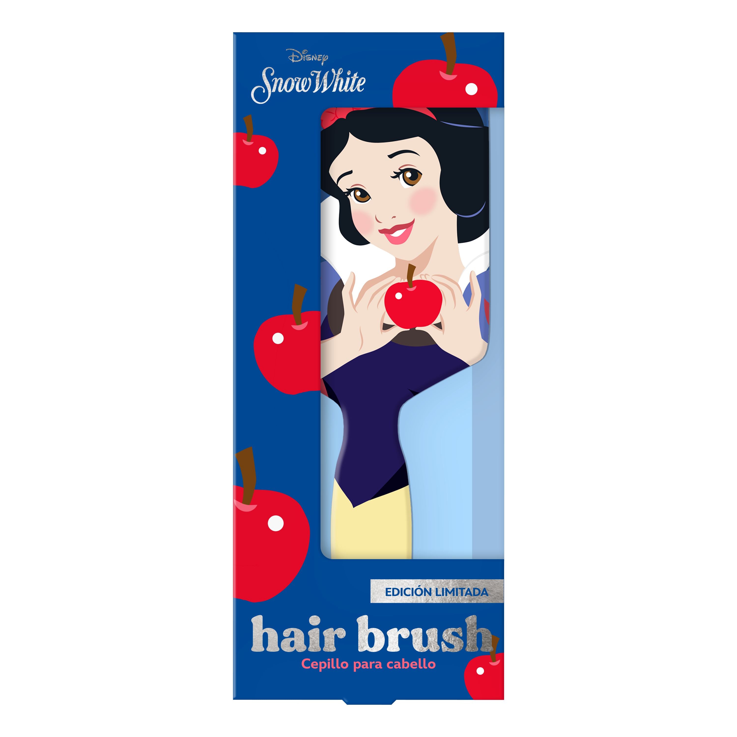 Snow White Model Hairbrush - Detangling Brush for Smooth & Shiny Hair - Perfect for Home, Travel & Salon Use