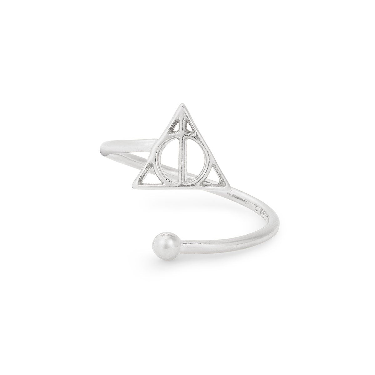 Harry Potter™ Deathly Hallows Ring Wrap - Official Licensed Jewelry for Fans, Perfect for Cosplay, Halloween Costumes & Gift Giving