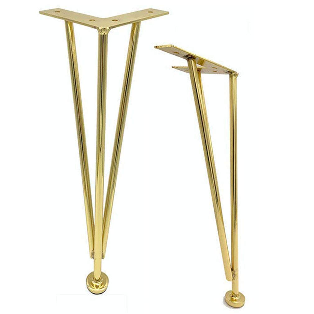 4 Pack Gold Hairpin Legs 11.8