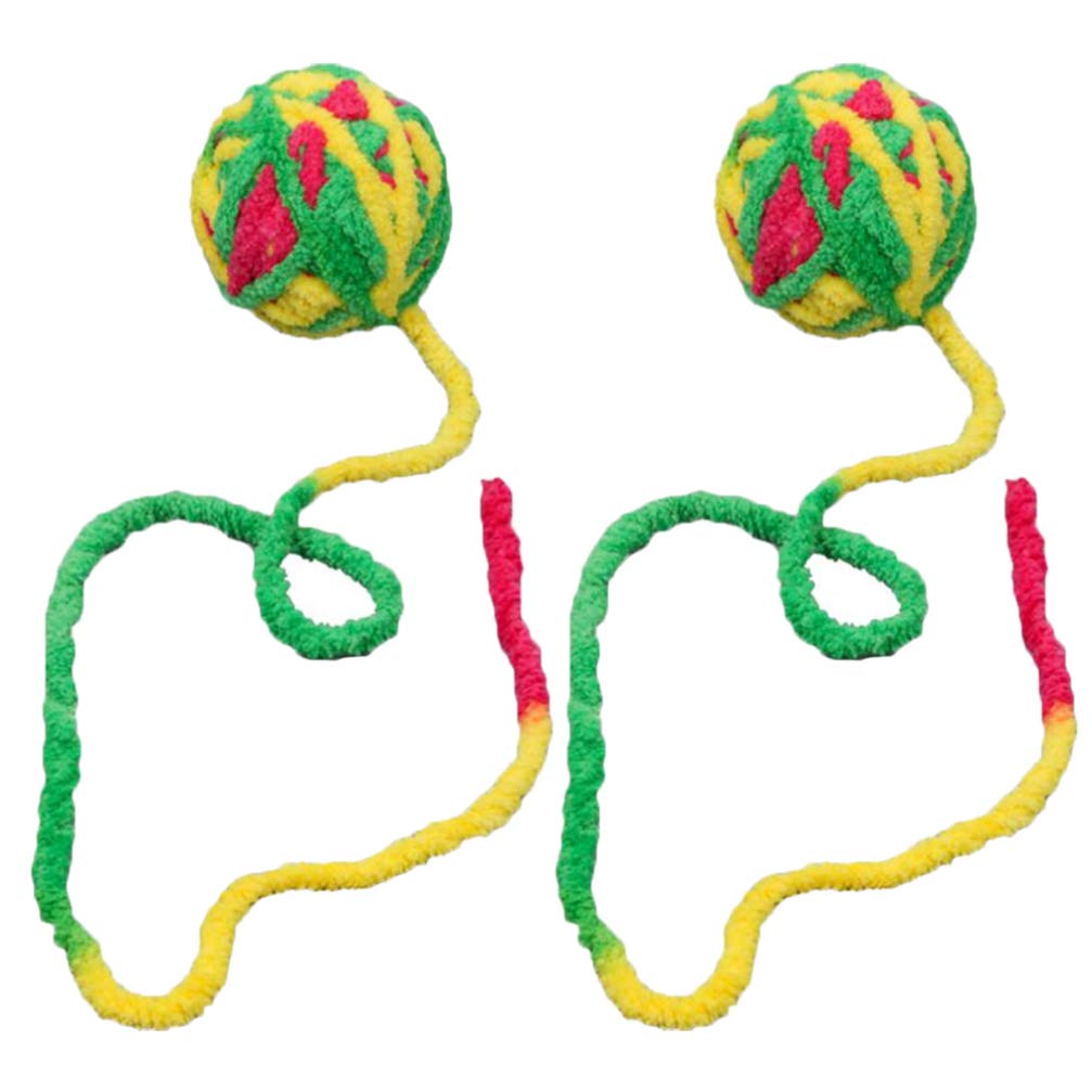 Balacoo 2-Pack Interactive Cat Chew Toys - Teething Relief & Brain Stimulation for Kittens - Pet Puzzle Balls & Dog Teaser Toys for Indoor Play & Training