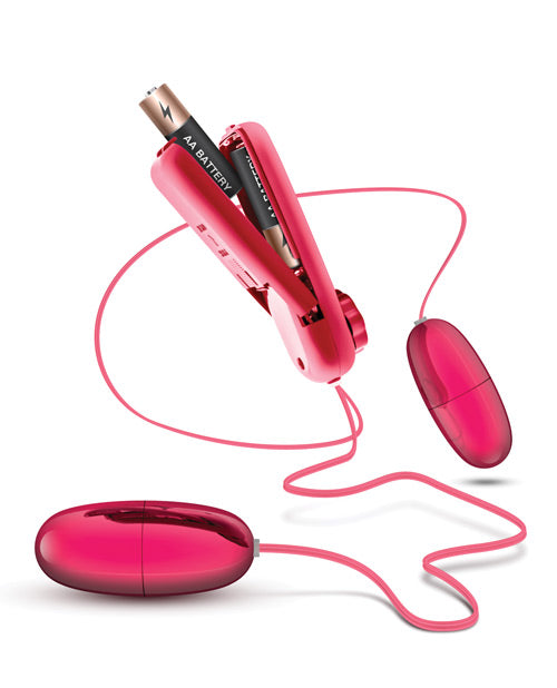 Blush B Yours Double Pop Eggs - Cerise Pink Silicone Stress Relief Toys for Adults & Kids - Perfect for Anxiety Relief, Office Desk Decor, and Party Favors