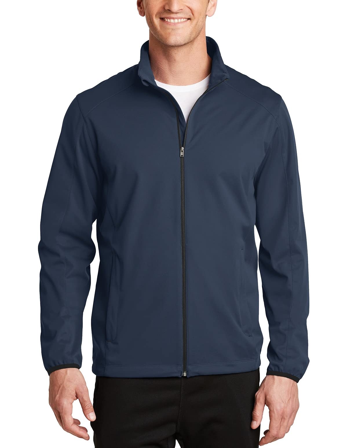 Men's Waterproof Soft Shell Jacket - Active Outdoor Wear for Hiking & Running