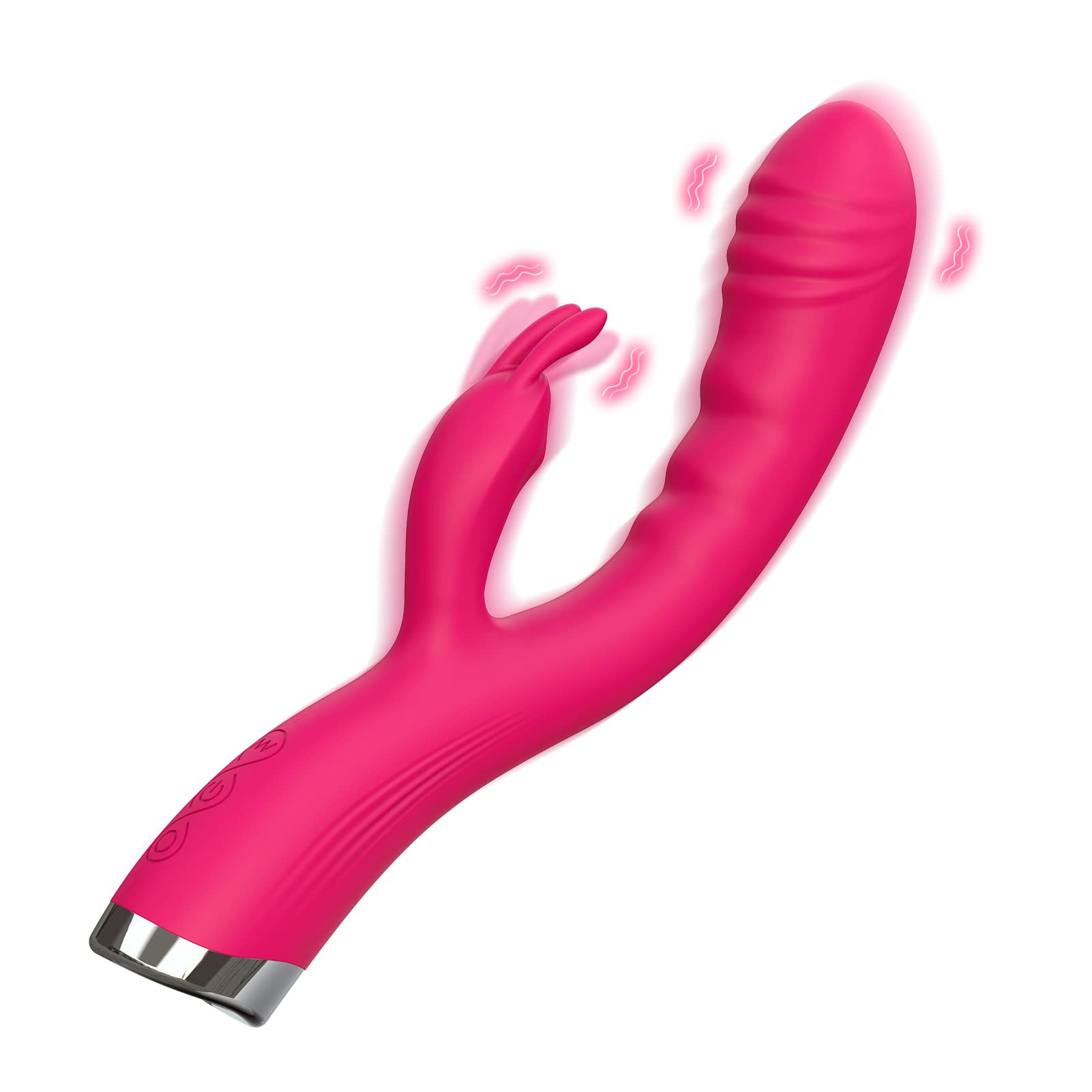 Rabbit Vibrator - 10 Speed Dual Motor G-Spot & Clitoral Stimulator Sex Toy for Women & Couples | Waterproof Adult Pleasure Toy for Solo Play & Partner Intimacy