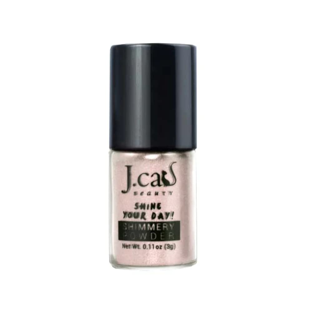 J. CAT BEAUTY Shimmery Powder - Lavender Blush Highlighter & Eyeshadow | Vegan, Cruelty-Free Makeup | Perfect for Party, Wedding & Night Out Glam Looks