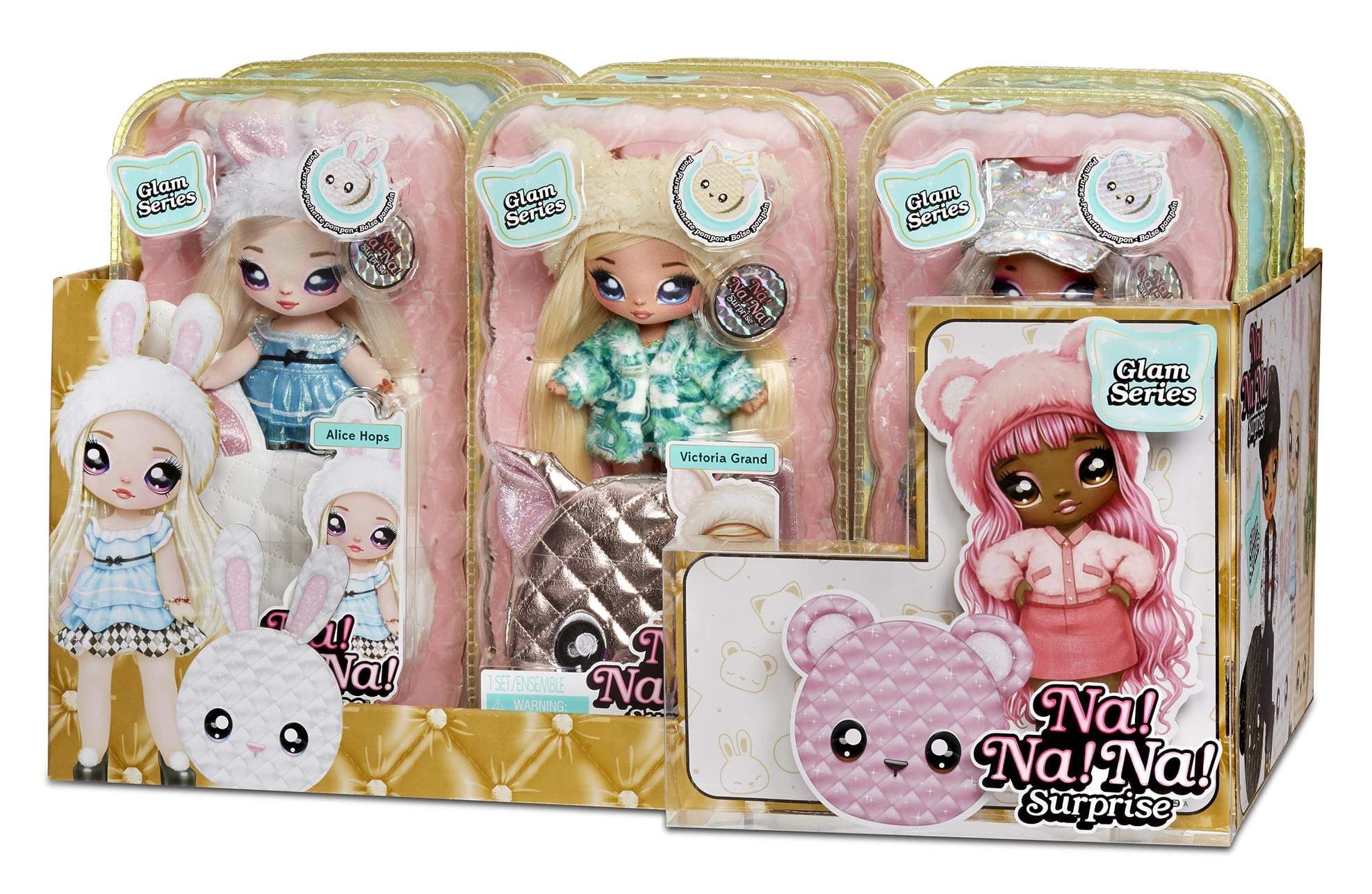 NA.NA.NA. SURPRISE 2-in-1 POM Doll Glam - Fashion Doll with Surprise Accessories for Kids, Perfect for Birthday Gifts & Collectible Play