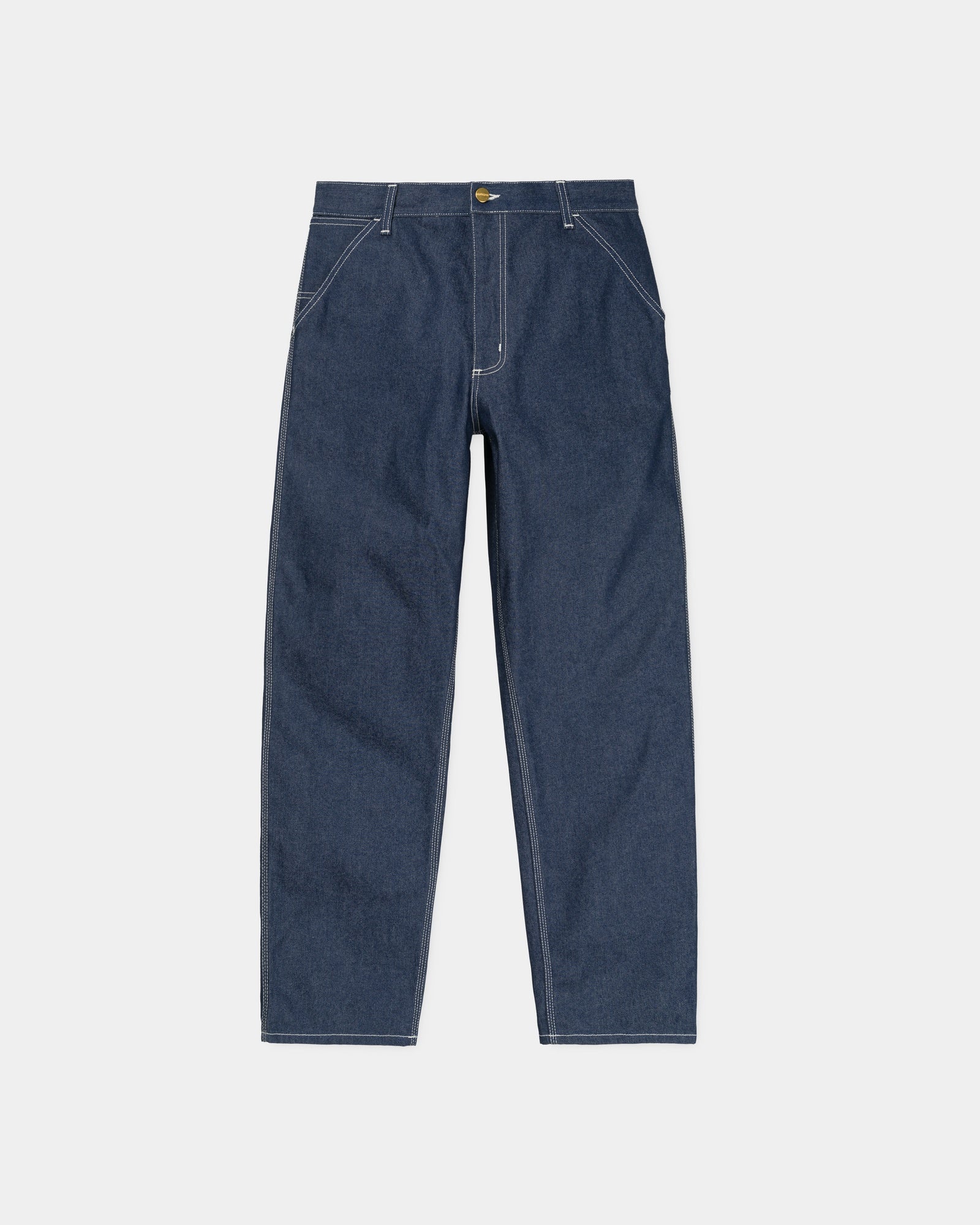 Simple Pant Denim Jeans | Blue (Rigid) - Comfortable Casual Wear for Everyday Outfits & Work