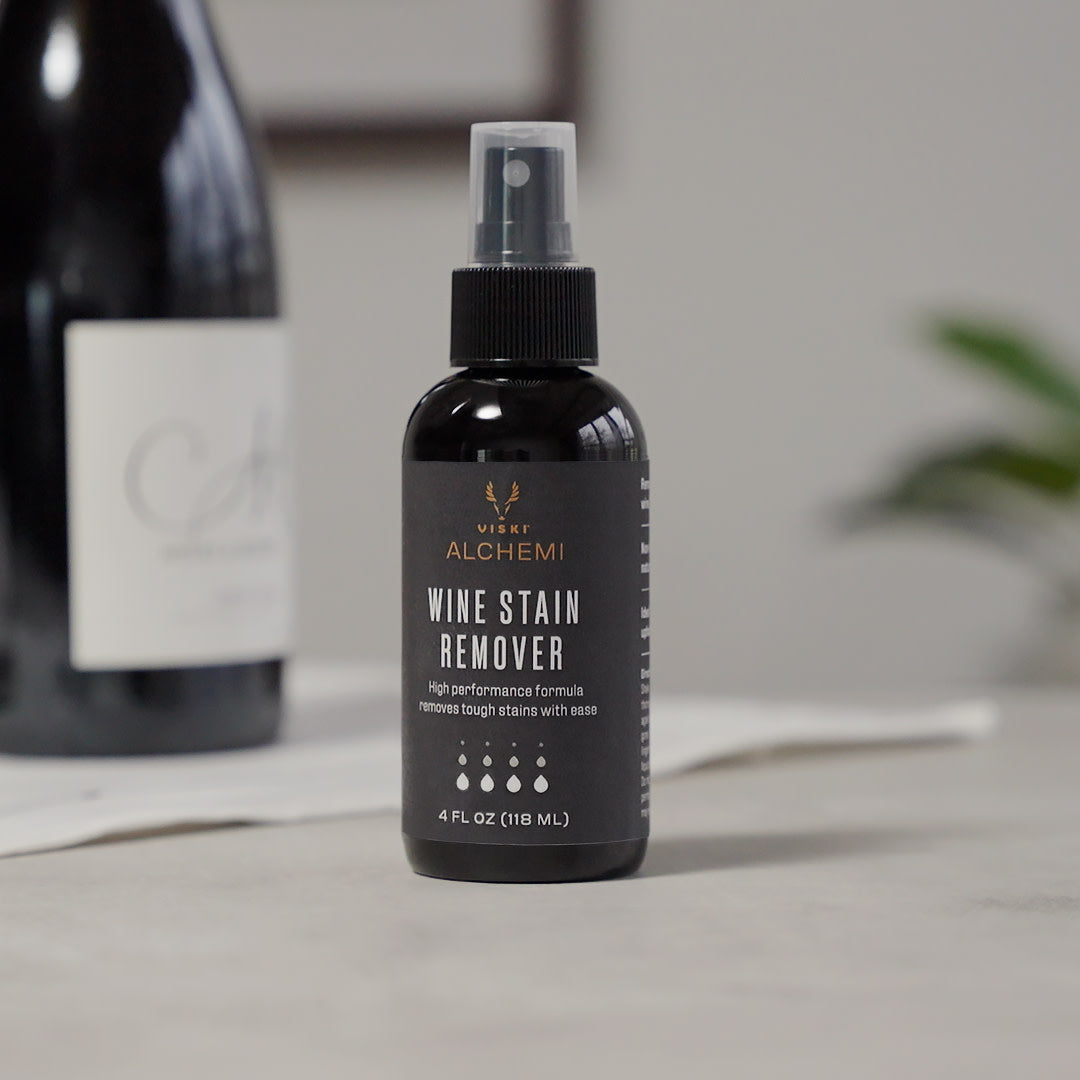Alchemi Wine Stain Remover - 4 oz Fast-Acting Stain Treatment for Clothes, Carpets & Upholstery | Perfect for Parties, Dining & Red Wine Spills