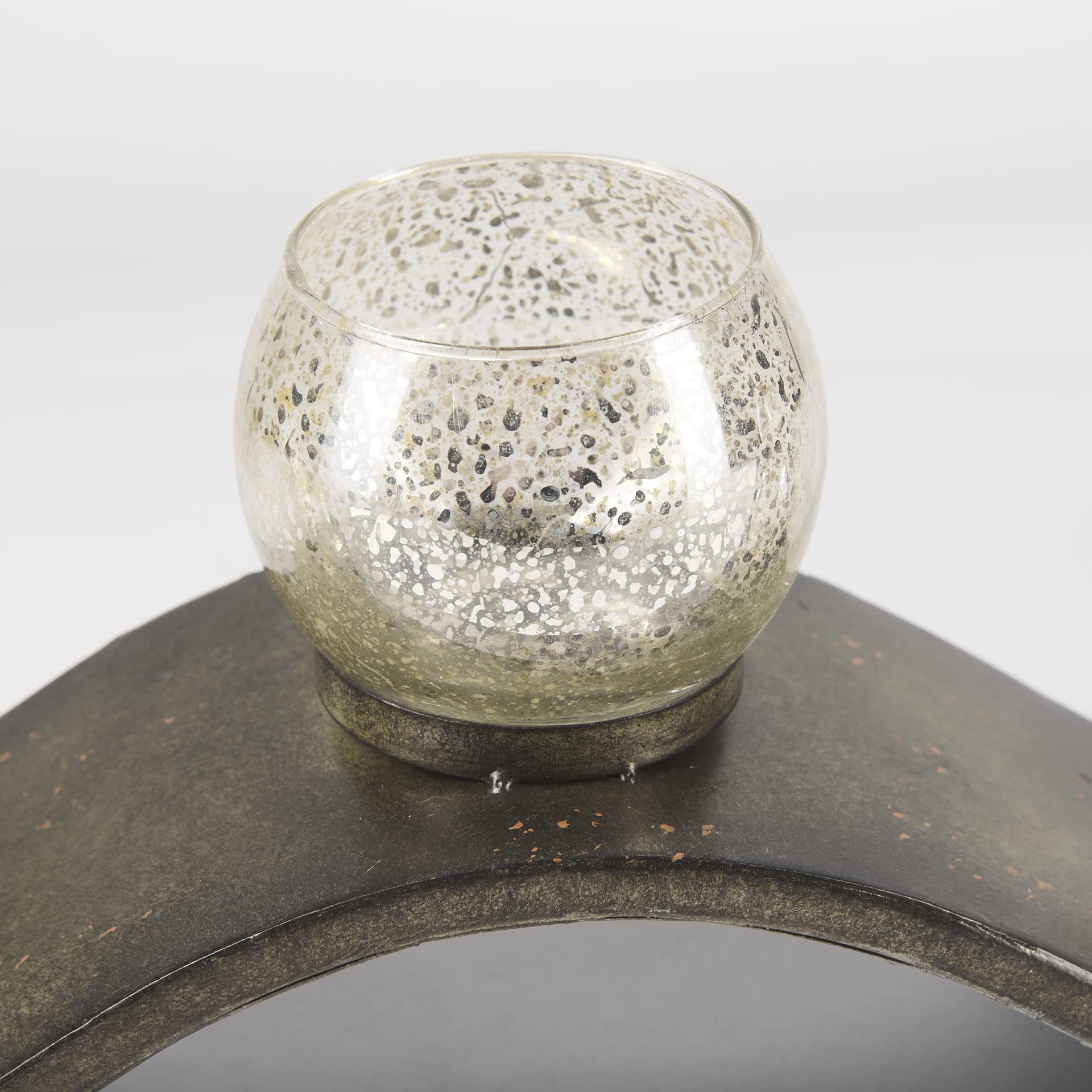 Mercana Luxury Candle Holder - Copper & Silver Finish - 37
