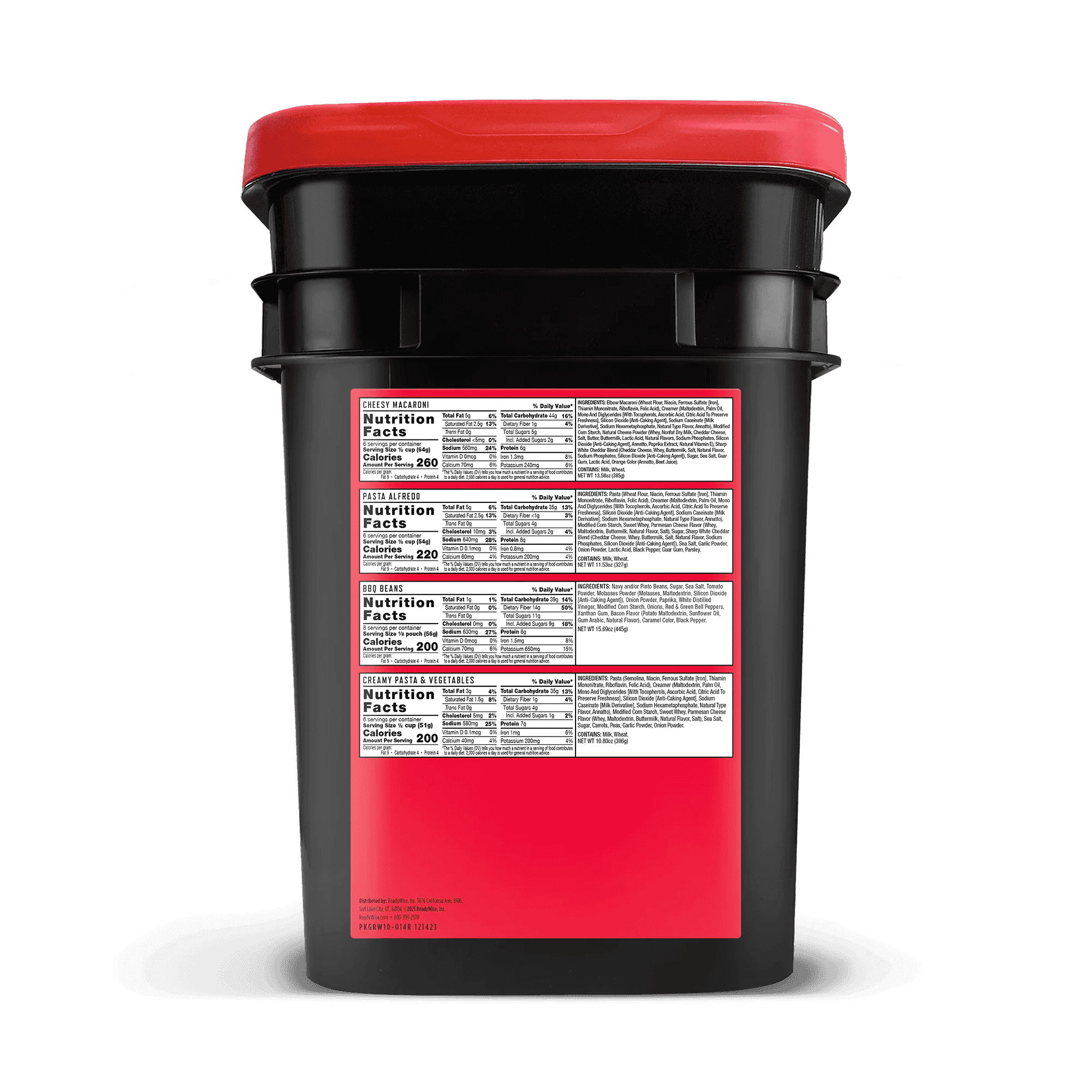 2 Week Emergency Food Supply Kit - 60 Servings of Non-Perishable Survival Food for Camping, Hurricanes & Power Outages