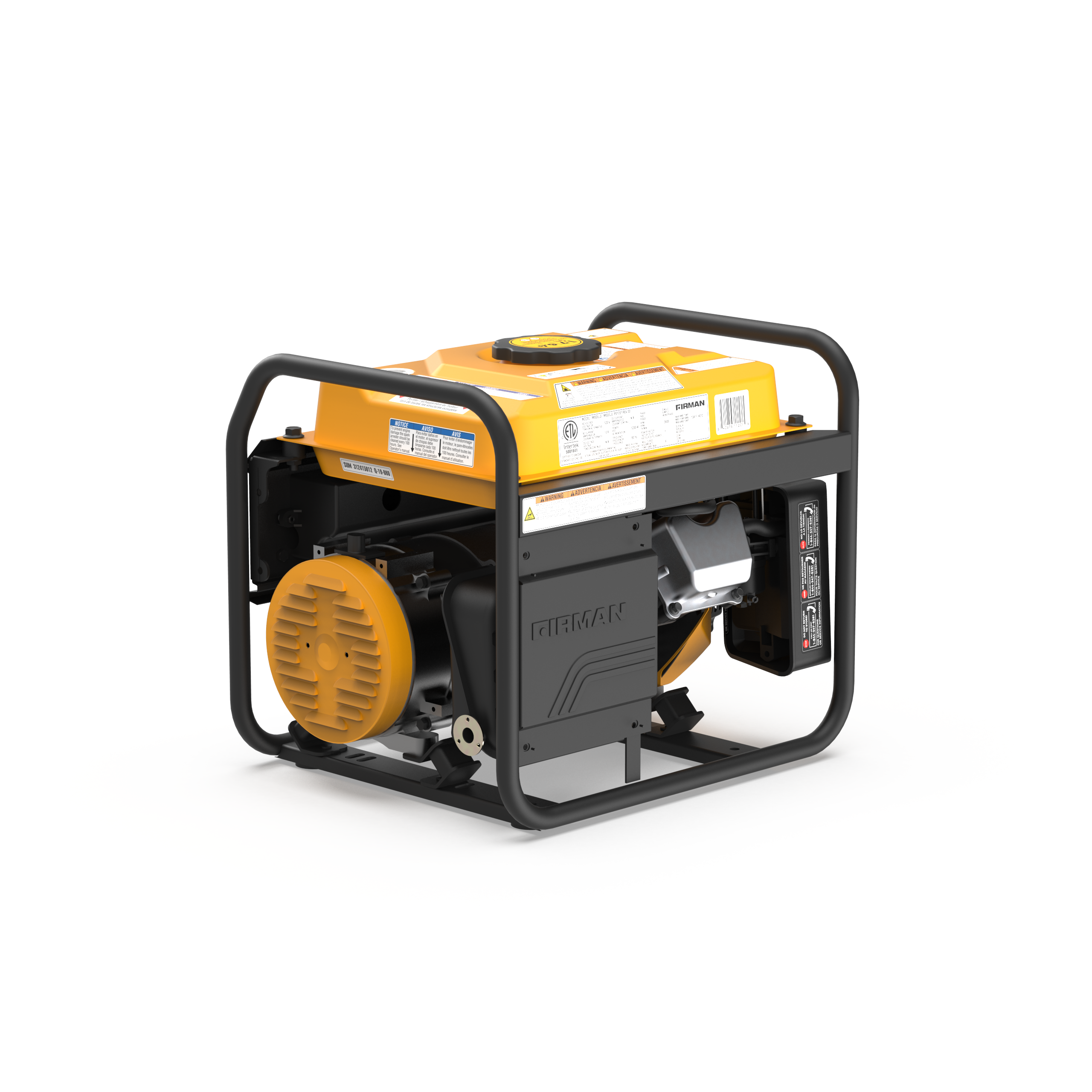 1500W Portable Gas Generator with Recoil Start - Reliable Power for Camping, Emergencies & Outdoor Activities