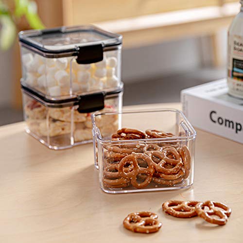 Airtight Food Storage Containers for Kitchen & Pantry Organization - BPA-Free Plastic Canisters for Flour, Sugar, Cereal & More | Perfect for Baking, Meal Prep & Dry Food Storage