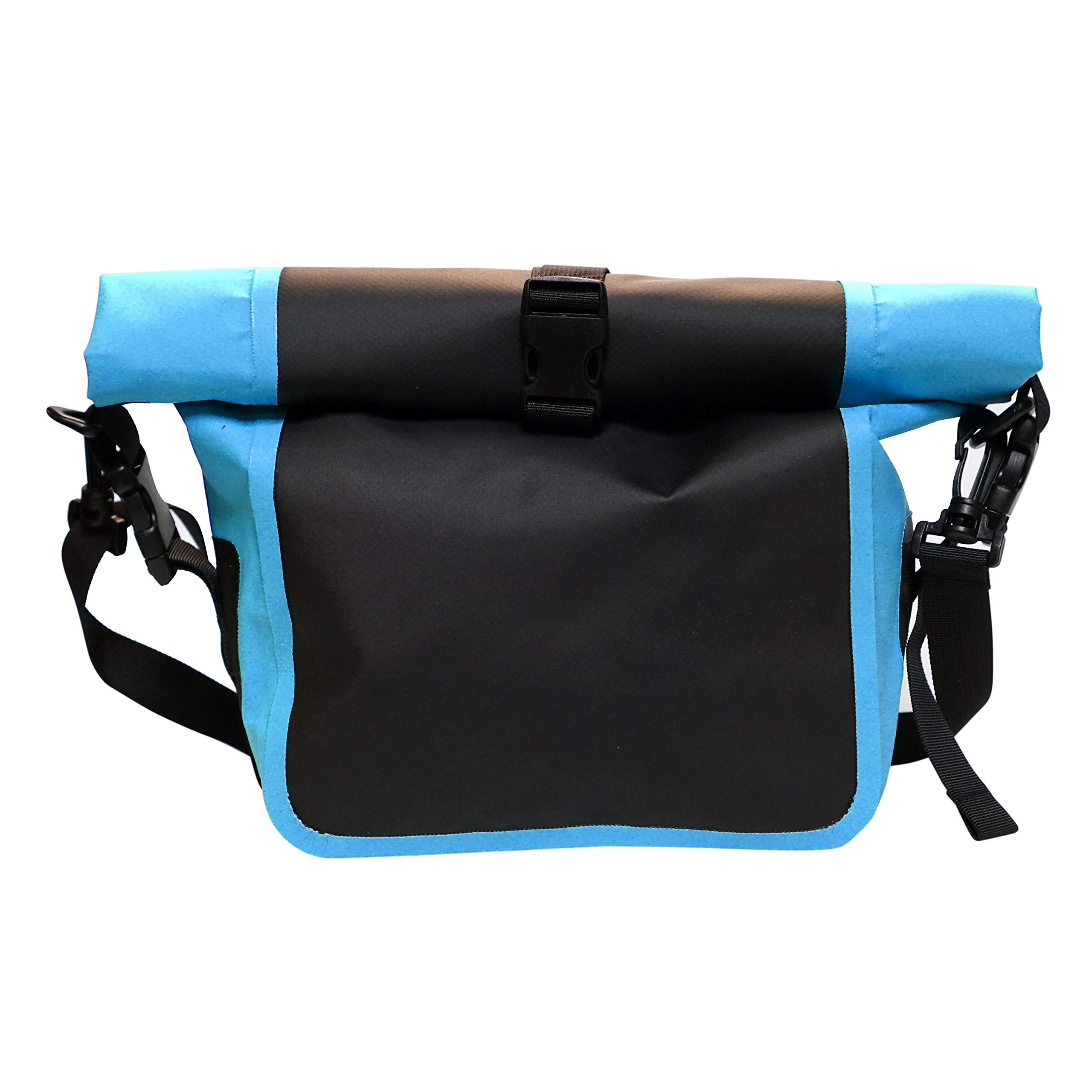 Waterproof Crossbody Bag for Women - Lightweight & Durable Travel Purse for Beach, Sports, Gym & Outdoor Activities (Black/Blue)