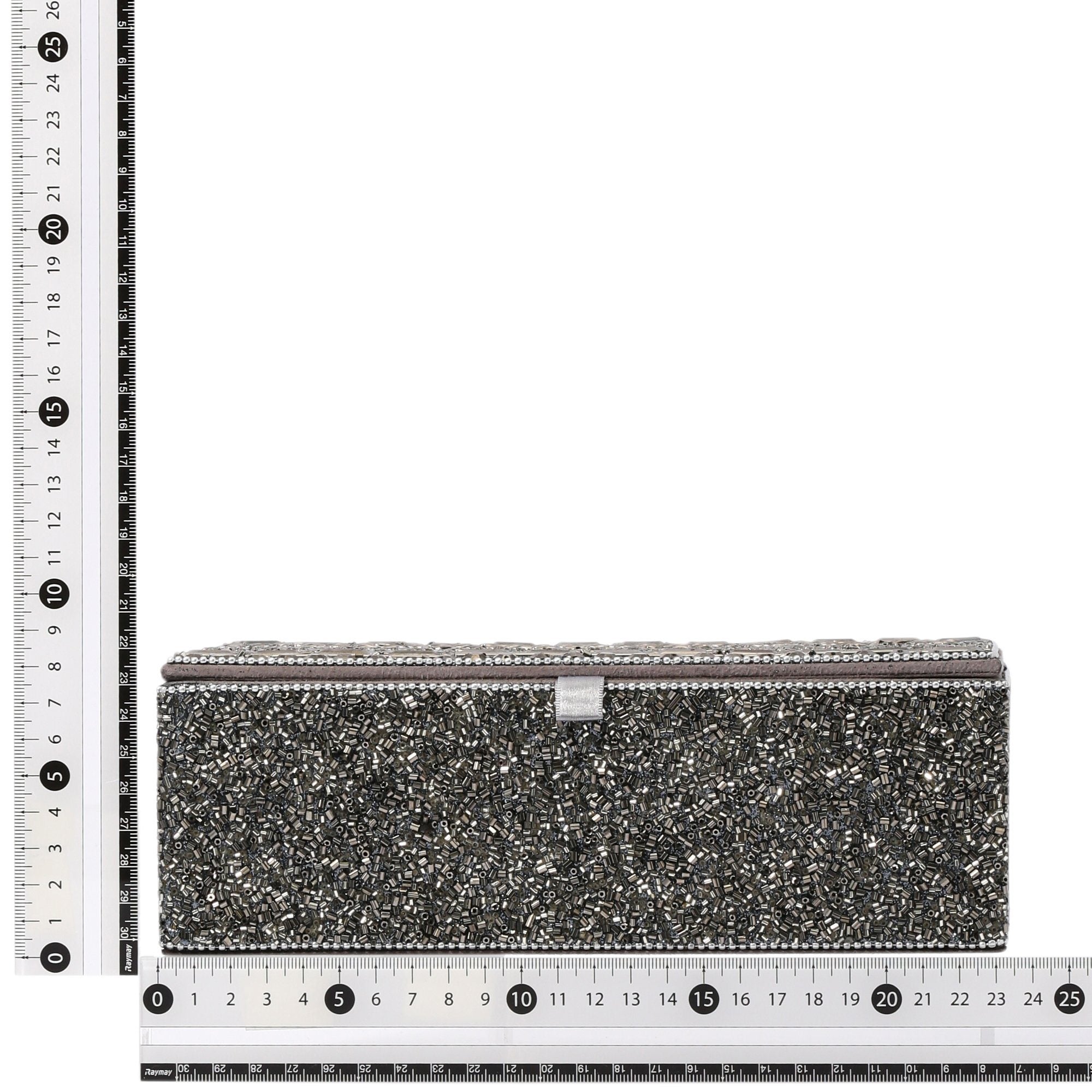 Elegant Silver Jewelry Box for Necklaces, Rings & Earrings - Perfect for Gifts, Travel & Home Storage