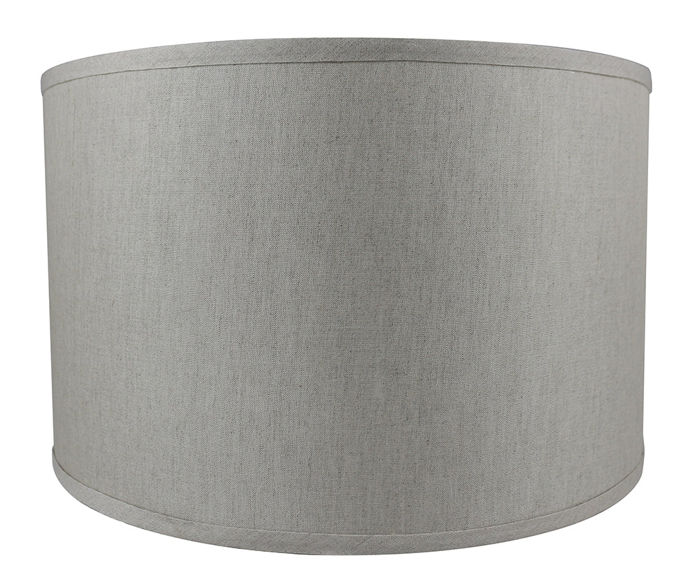 Classic Drum Smooth Linen Lampshade - 6 Stylish Colors for Bedroom, Living Room & Office Lighting Decor