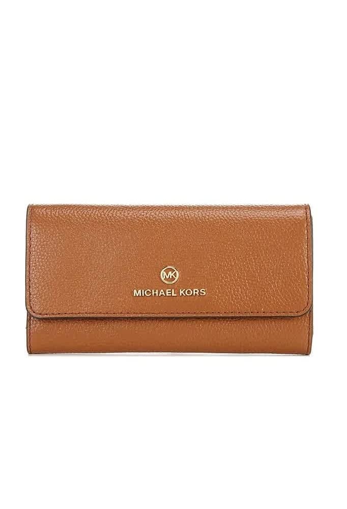 Michael Kors Jet Set Charm Large Trifold Wallet - Genuine Leather RFID Blocking Credit Card Holder for Women - Perfect for Travel, Shopping & Everyday Use