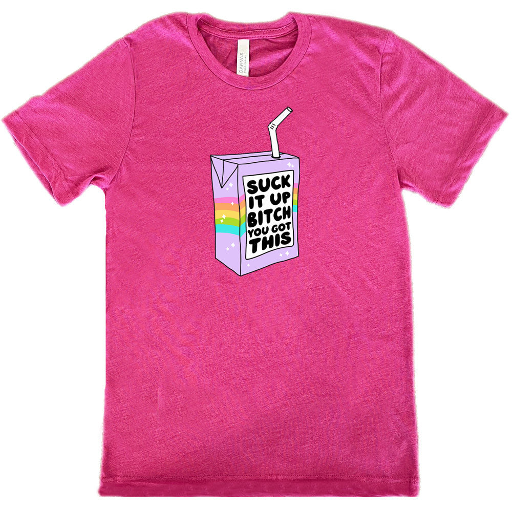 Motivational 'Suck It Up Bitch You Got This' Unisex T-Shirt - Perfect for Gym, Workouts & Everyday Inspiration