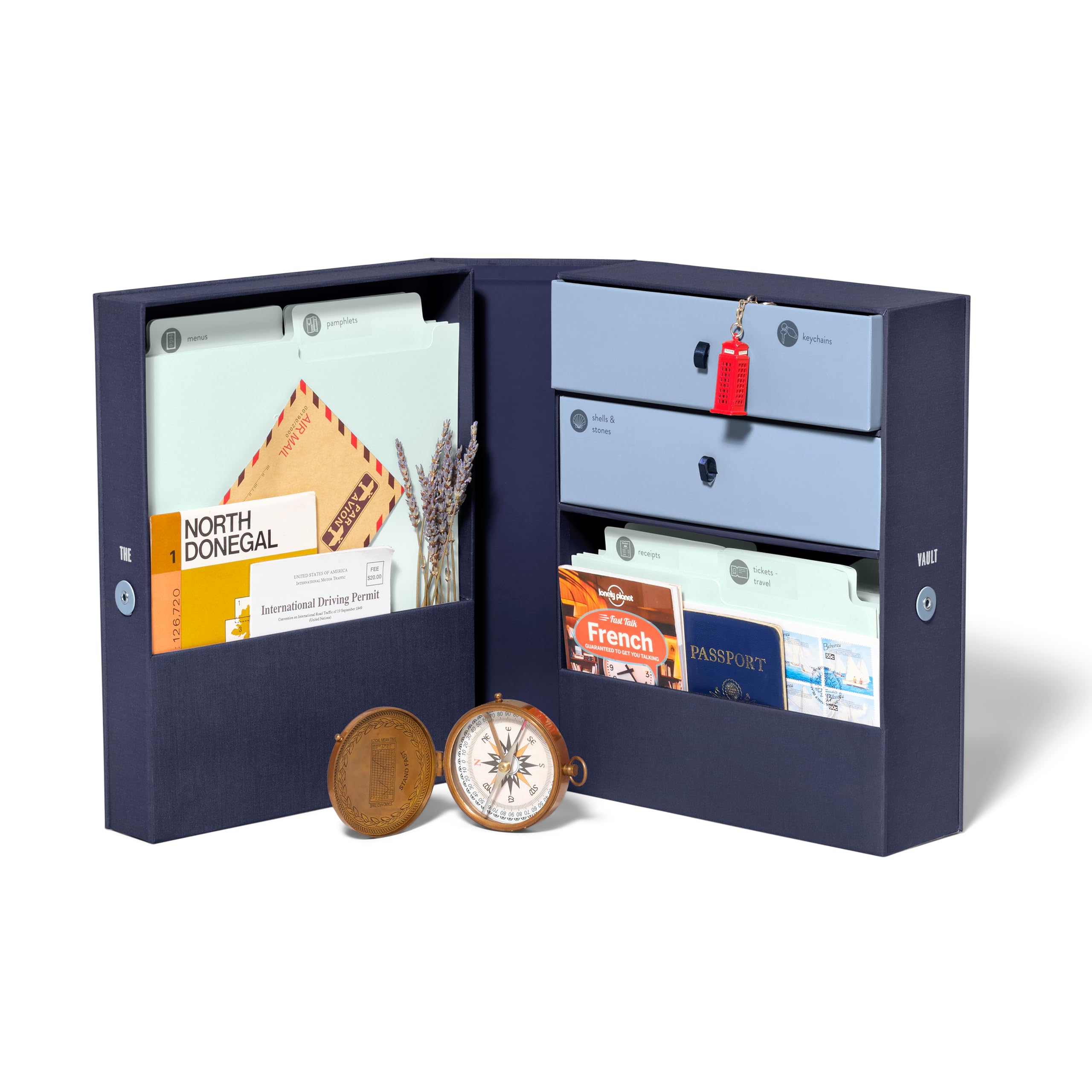 Personalized Travel & Adventure Organizer - All-in-One Keepsake Storage for Disney Mementos, Guides, Maps, Photos & Souvenirs | Perfect for Vacation Memory Keeping & Road Trip Essentials