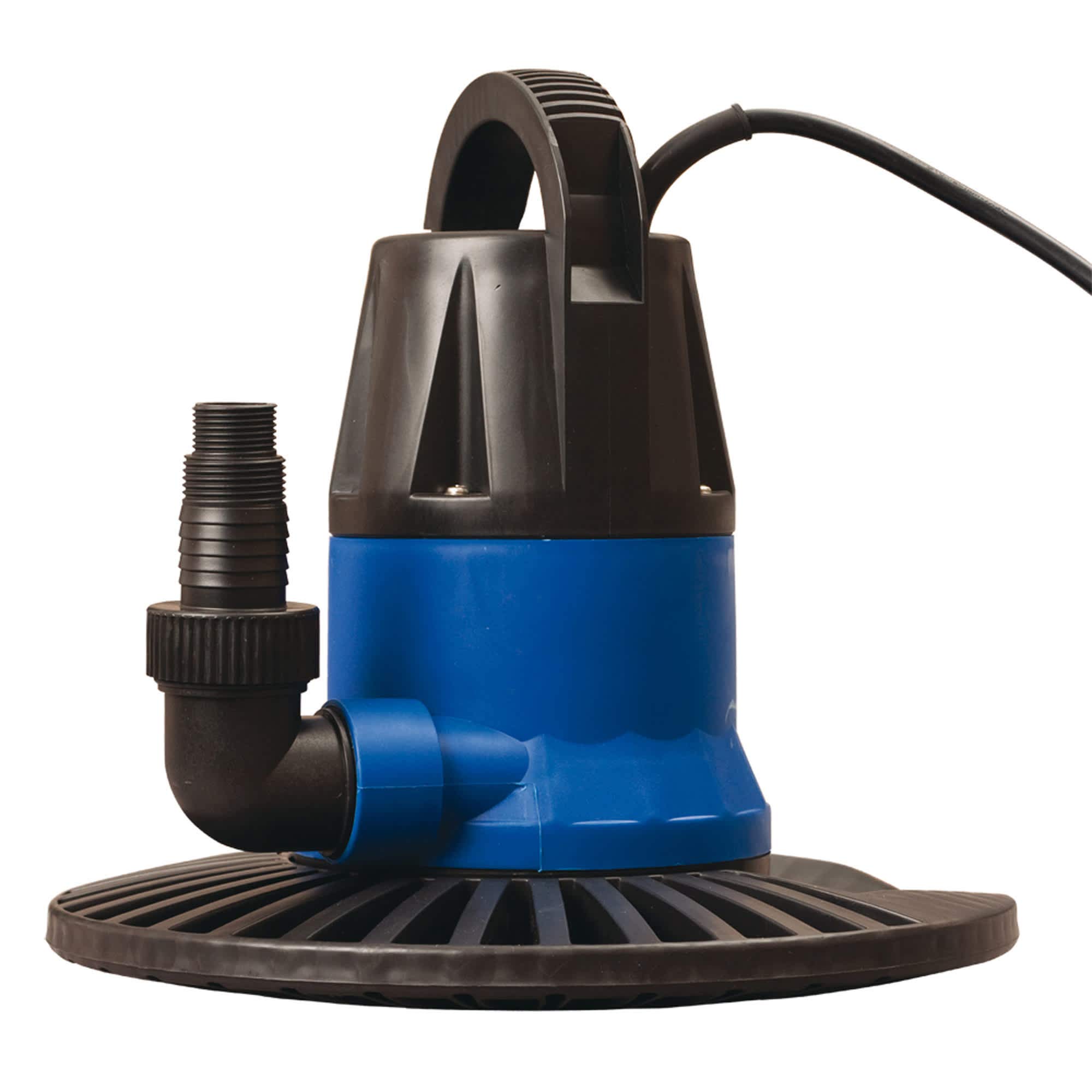 Blue Wave NW2353 Super Dredger 2450 GPH In-Ground Winter Pool Cover Pump with Base - Royal Blue & Black | Heavy Duty Water Removal for Winter Pool Covers, Flood Control, and Basement Drainage