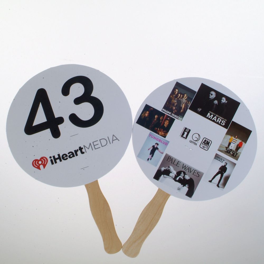 Custom Shaped Bid Paddles - 100 Pack with Full Color Printing & Numbered Options - Perfect for Auctions, Fundraisers & Game Nights