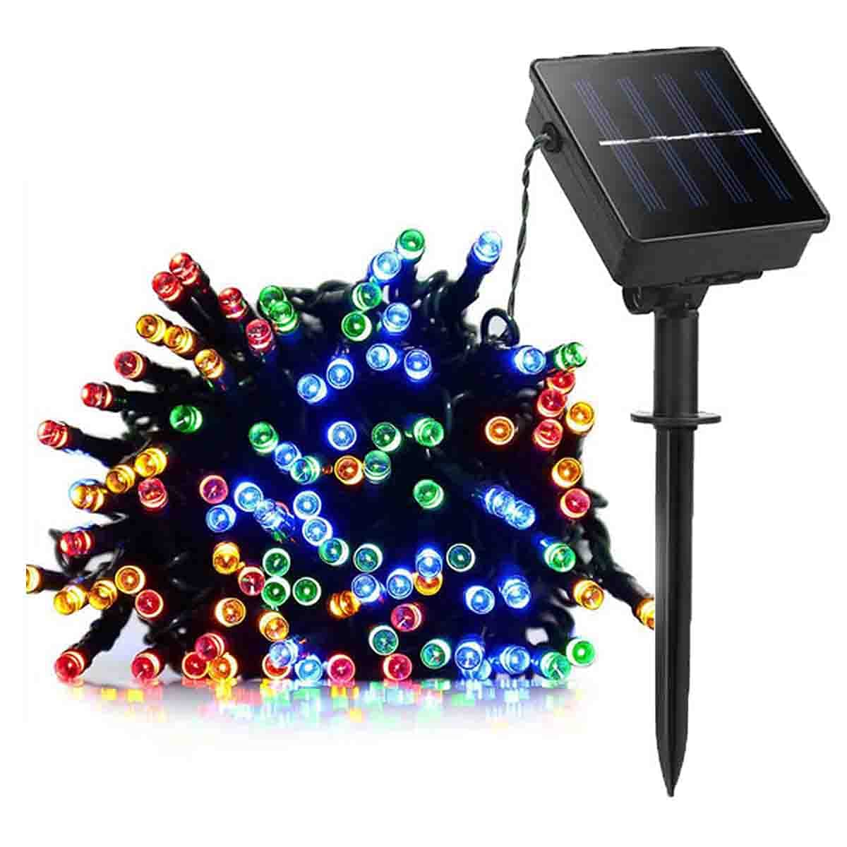 100 LED Solar String Lights Outdoor Waterproof - Solar Powered Fairy Lights for Garden, Patio, Party, Christmas, Wedding Decor | Romantic Ambiance Lighting for Backyard, Balcony & Special Events