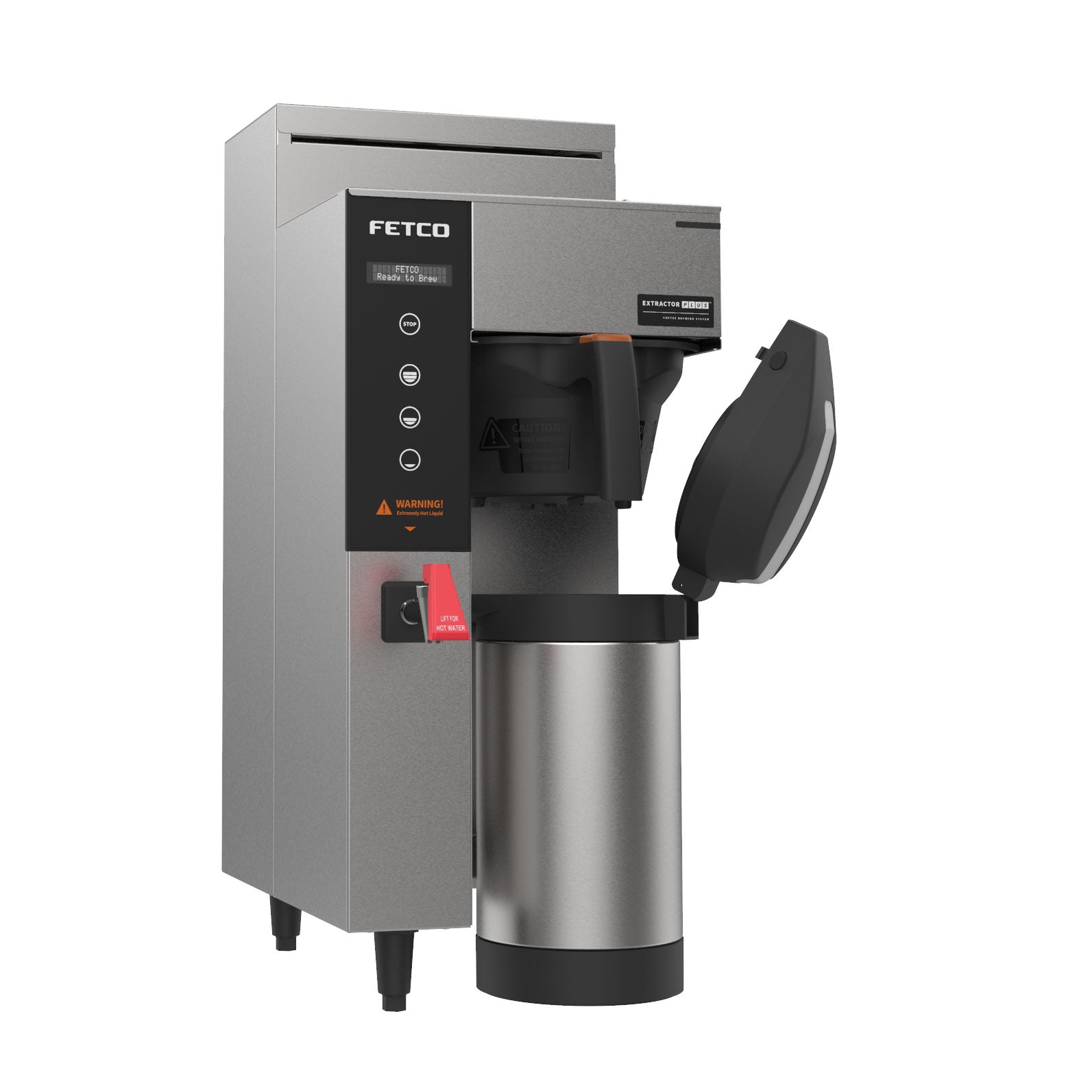 Fetco CBS 1231 Plus Series Single Station Airpot Coffee Brewer 120V - Commercial Coffee Maker for Offices, Cafes & Restaurants - Fast Brewing & Large Capacity